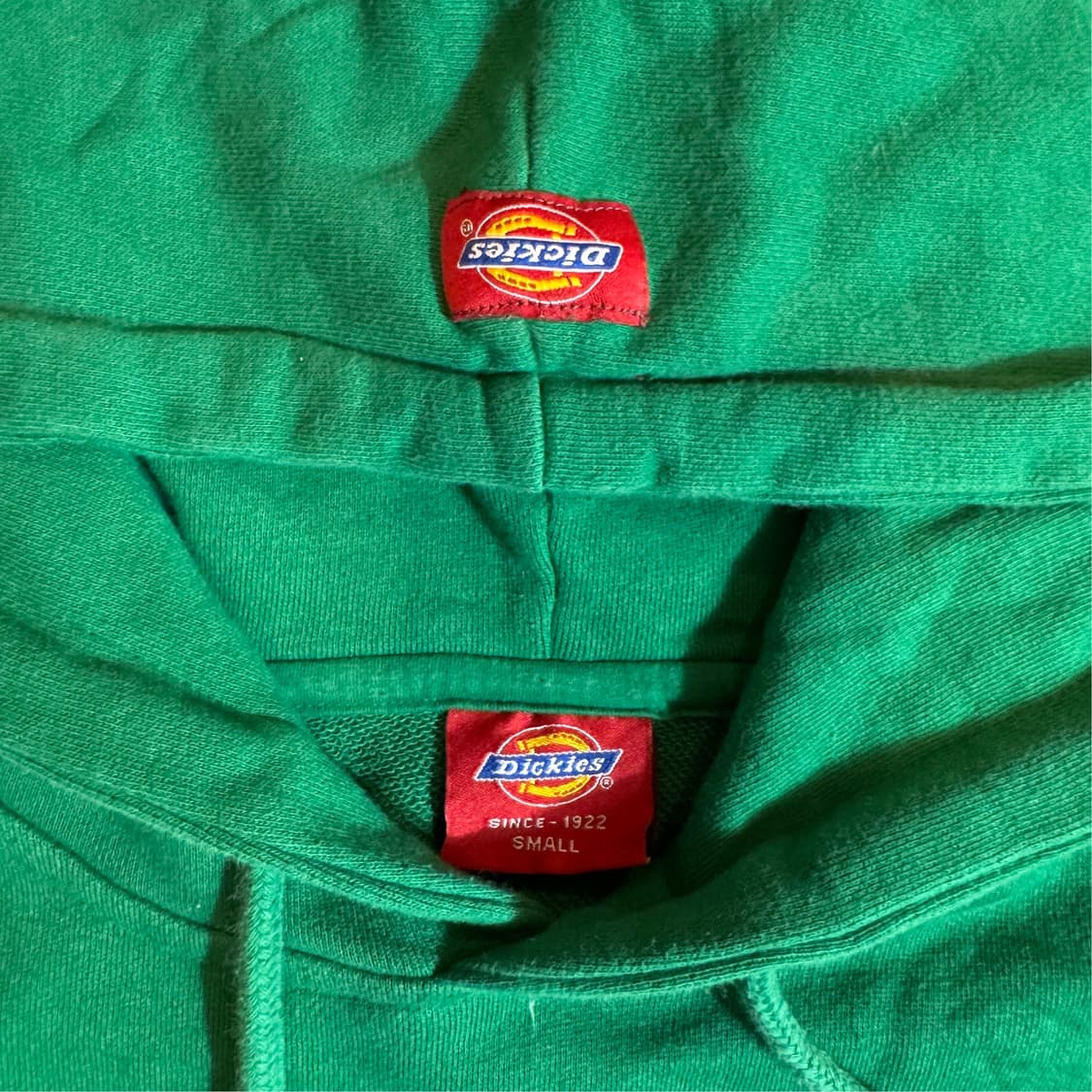 디키즈 빅 로고 그린 후드 티셔츠 상품이미지4