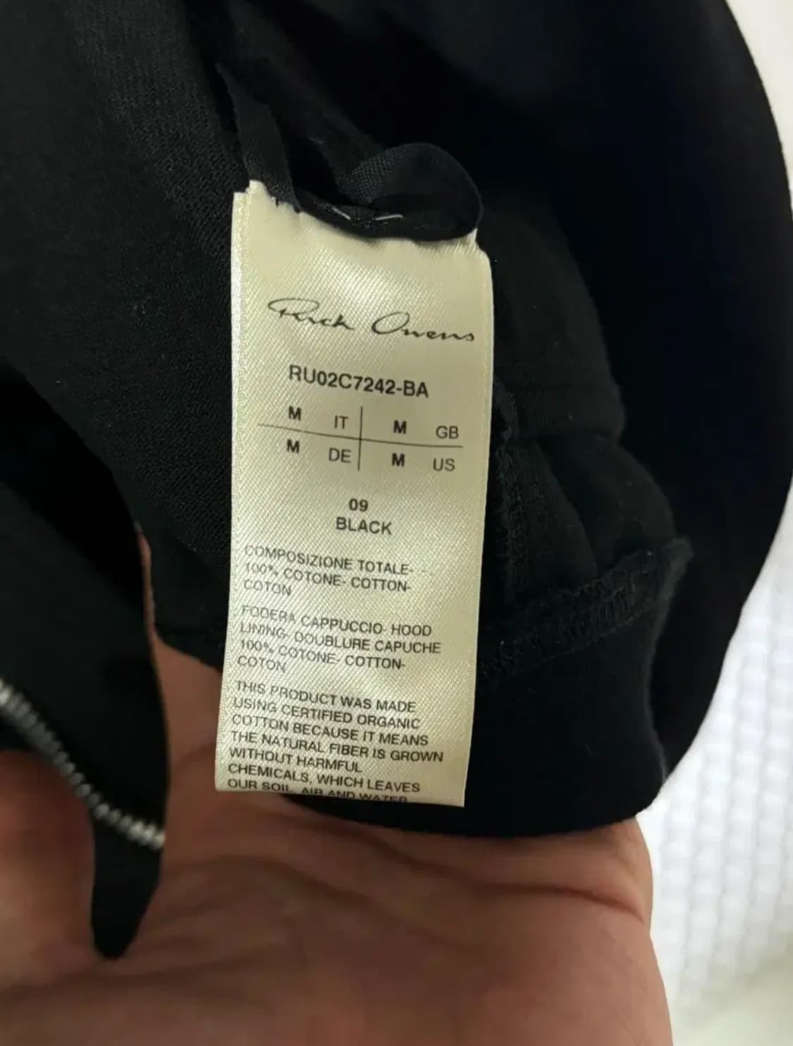 Rick owens 23FW 크롭 후드 집업 상품이미지6