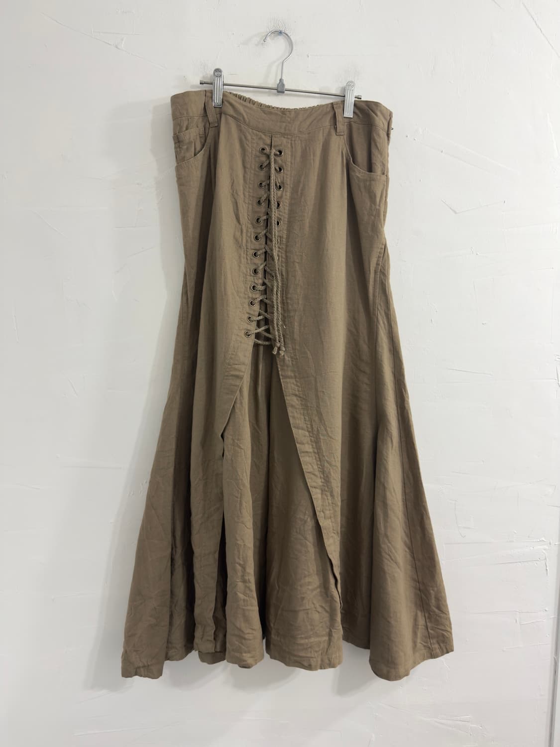 y2k eyelet maxi skirt 상품이미지4
