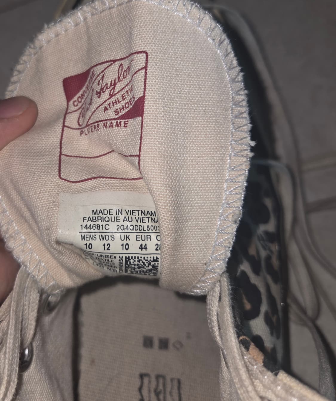 컨버스 X 와코마리아 레오파드 올스타 척70 하이 Converse 상품이미지7