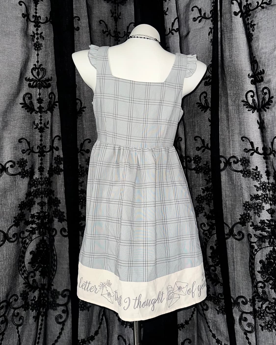 Blue Checkered Dress 상품이미지3