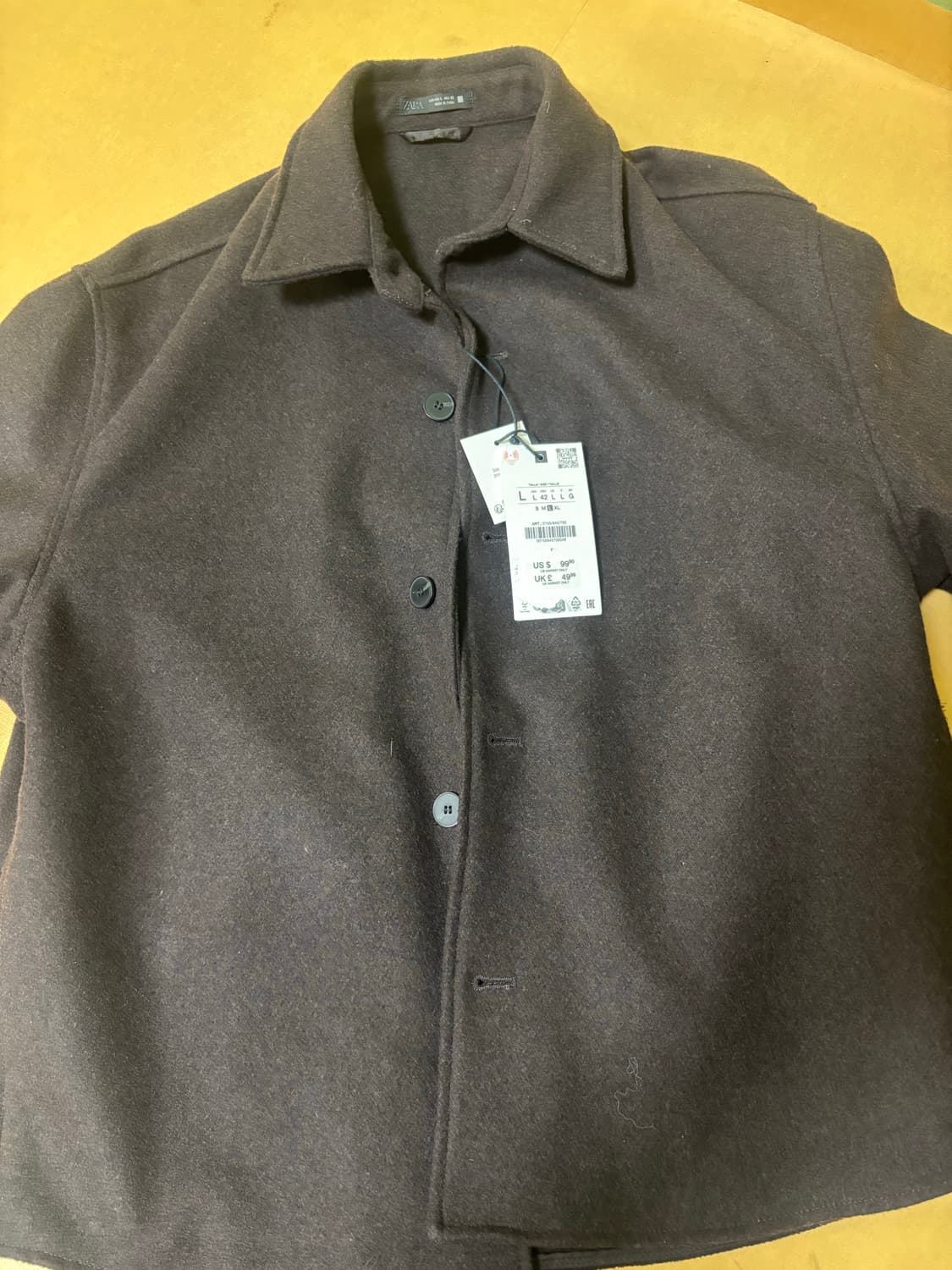 자라 울 자켓 상품이미지1