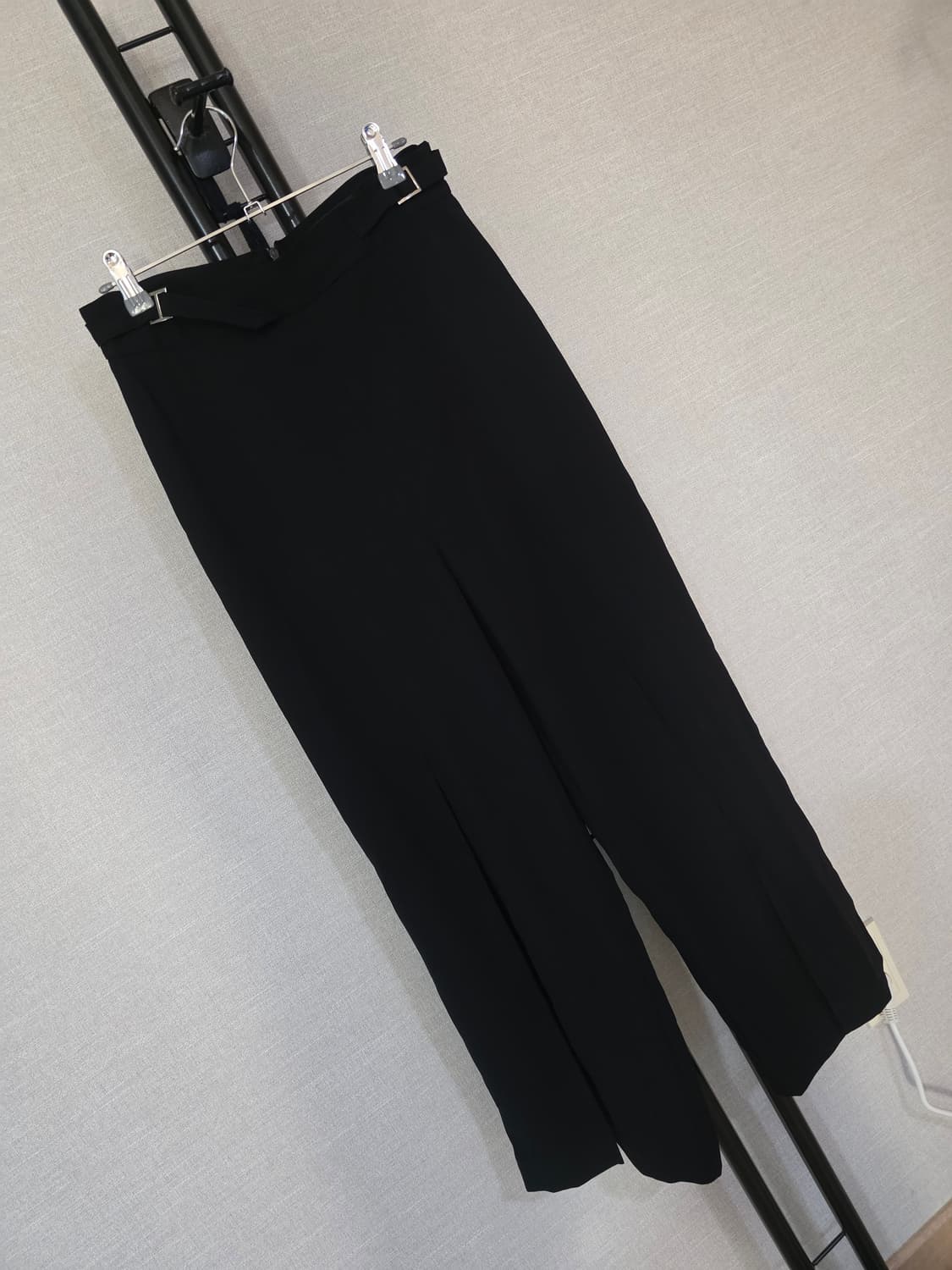 자라 여성 밑단주름 와이드팬츠 M (MEX28) 상품이미지4