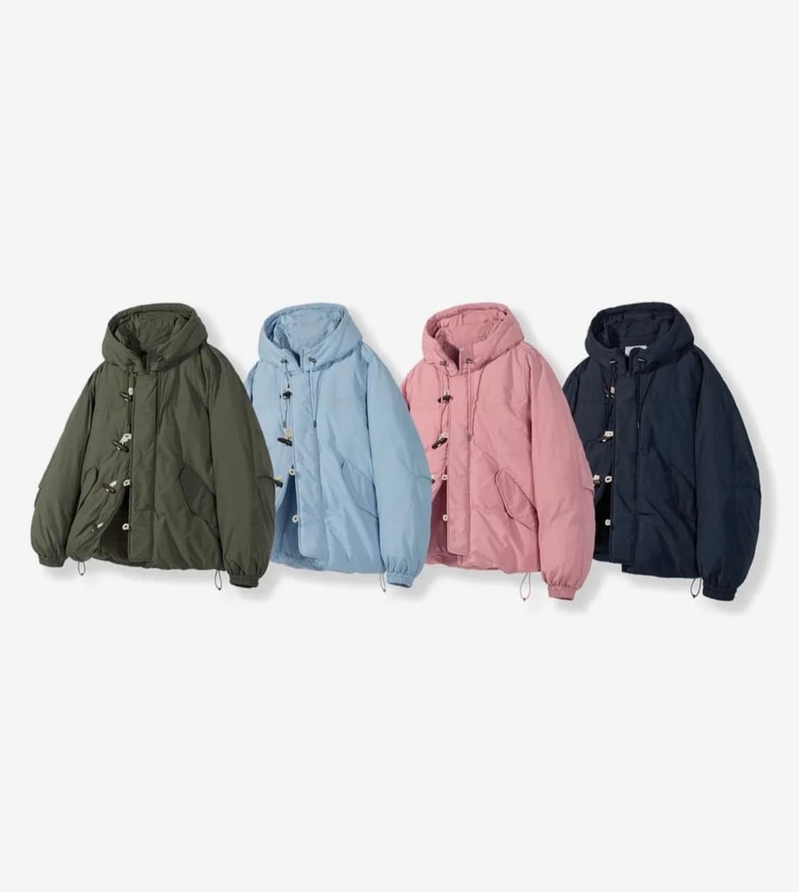 코드그라피 더플 후드 패딩 상품이미지1