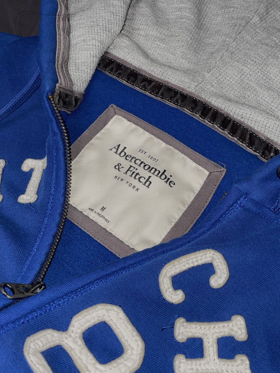 (걸스💙)아베크롬비 패치 후드집업 상품이미지3