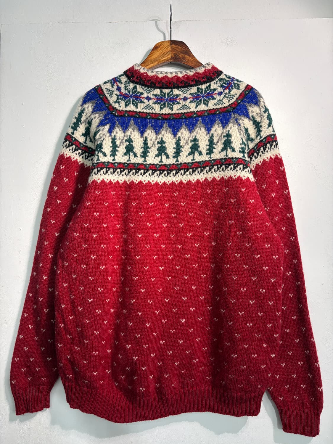 Eddie bauer 에디바우어 울85% 노르딕 니트 L 상품이미지2