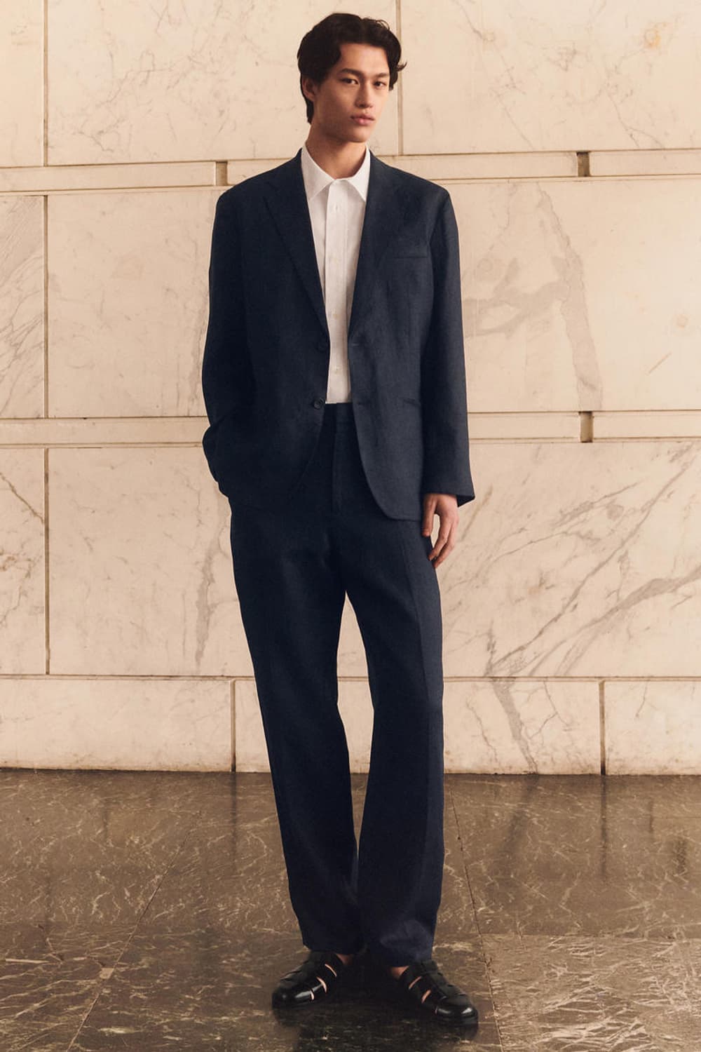 COS 코스 싱글 브레스티드 린넨 블레이저 48 상품이미지1