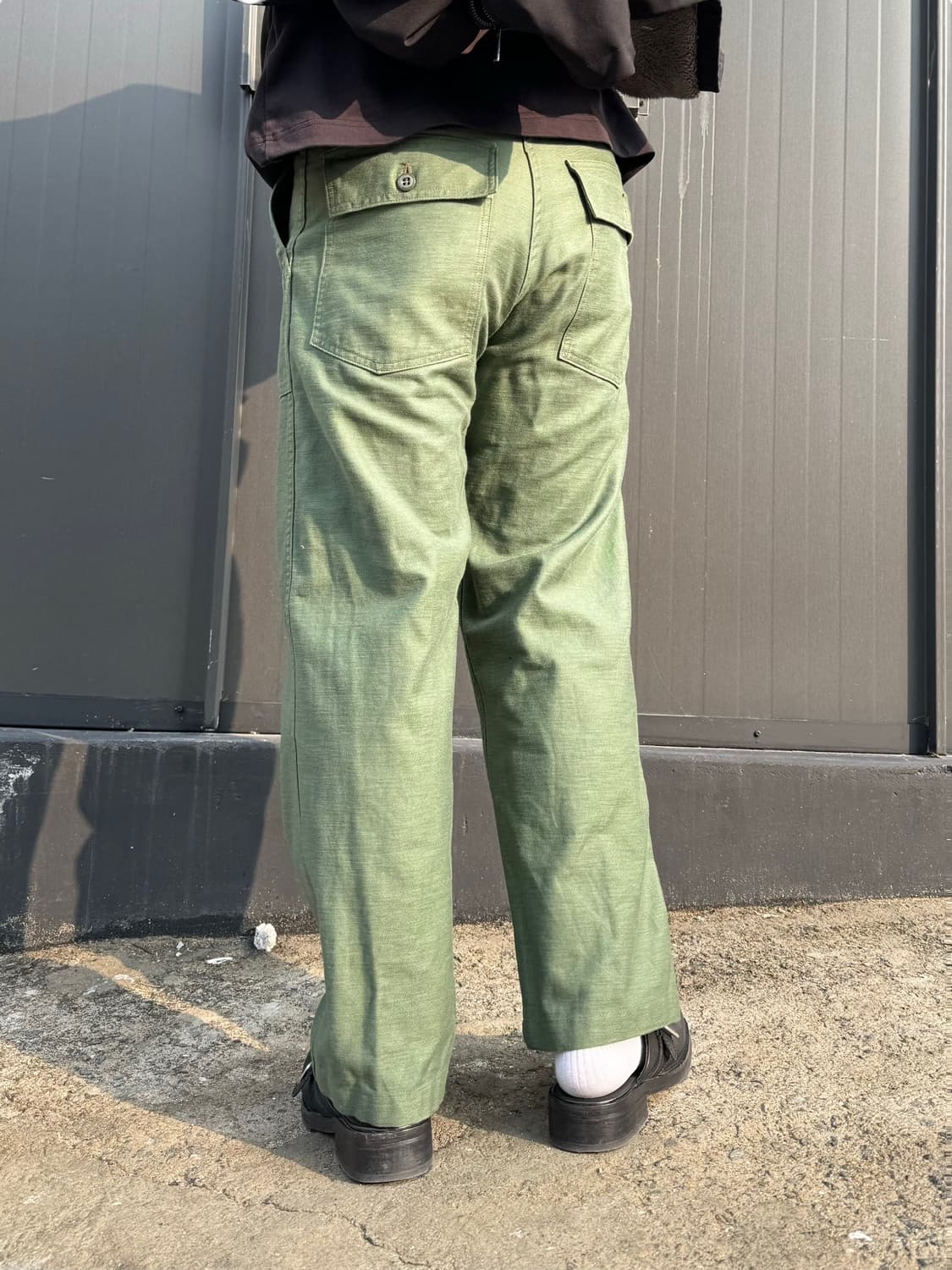 오어슬로우 퍼티그 팬츠 레귤러 카키 상품이미지2