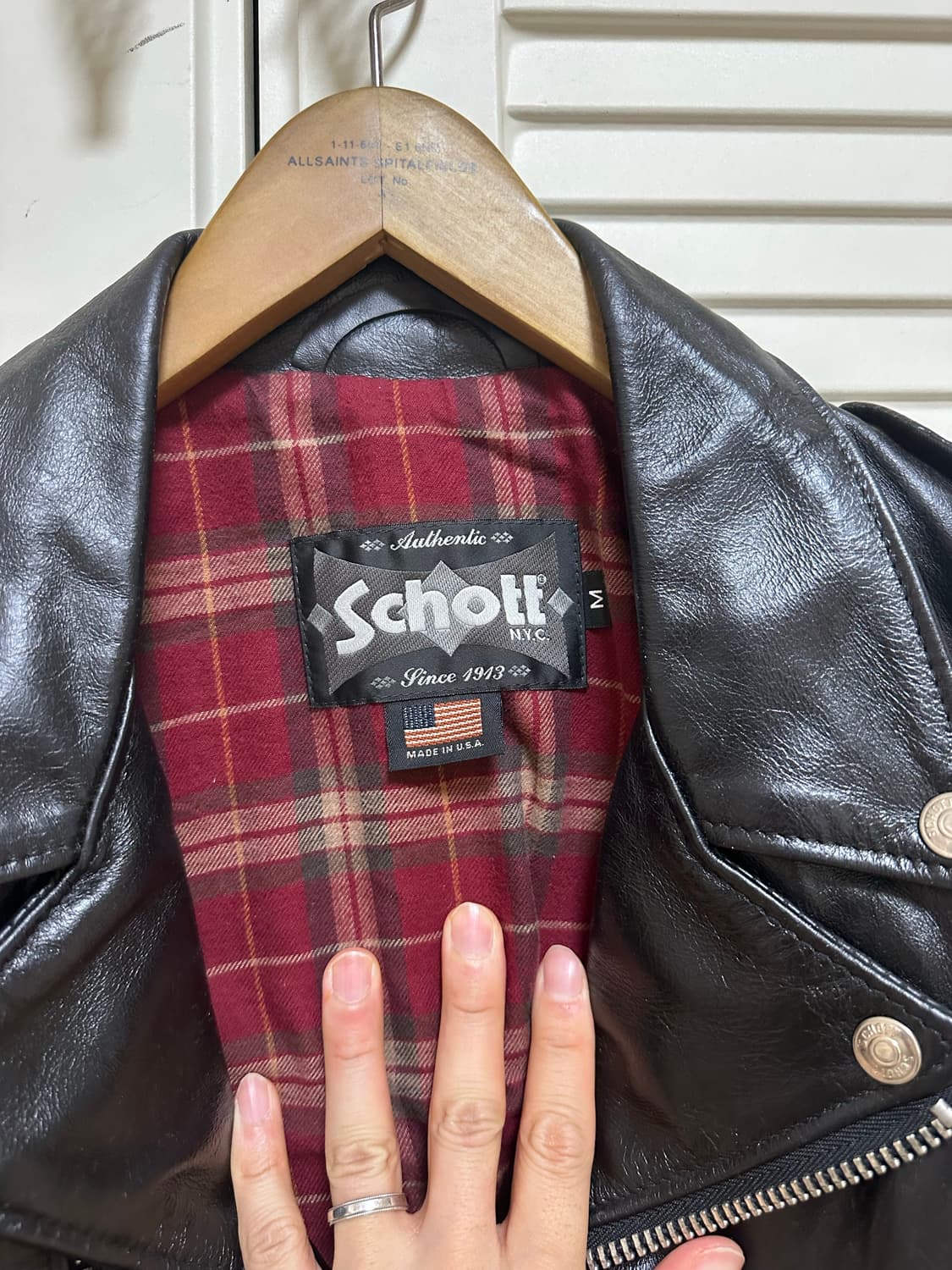 Schott Perfecto 626 레더자켓 / M / 스터드 ver. 상품이미지4