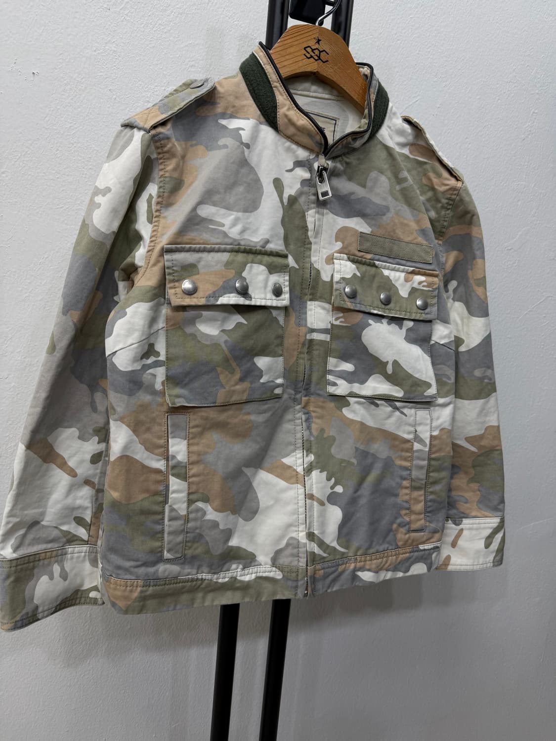 정품) 쟈딕앤볼테르 카모플라쥬 야상 자켓 XS 상품이미지2