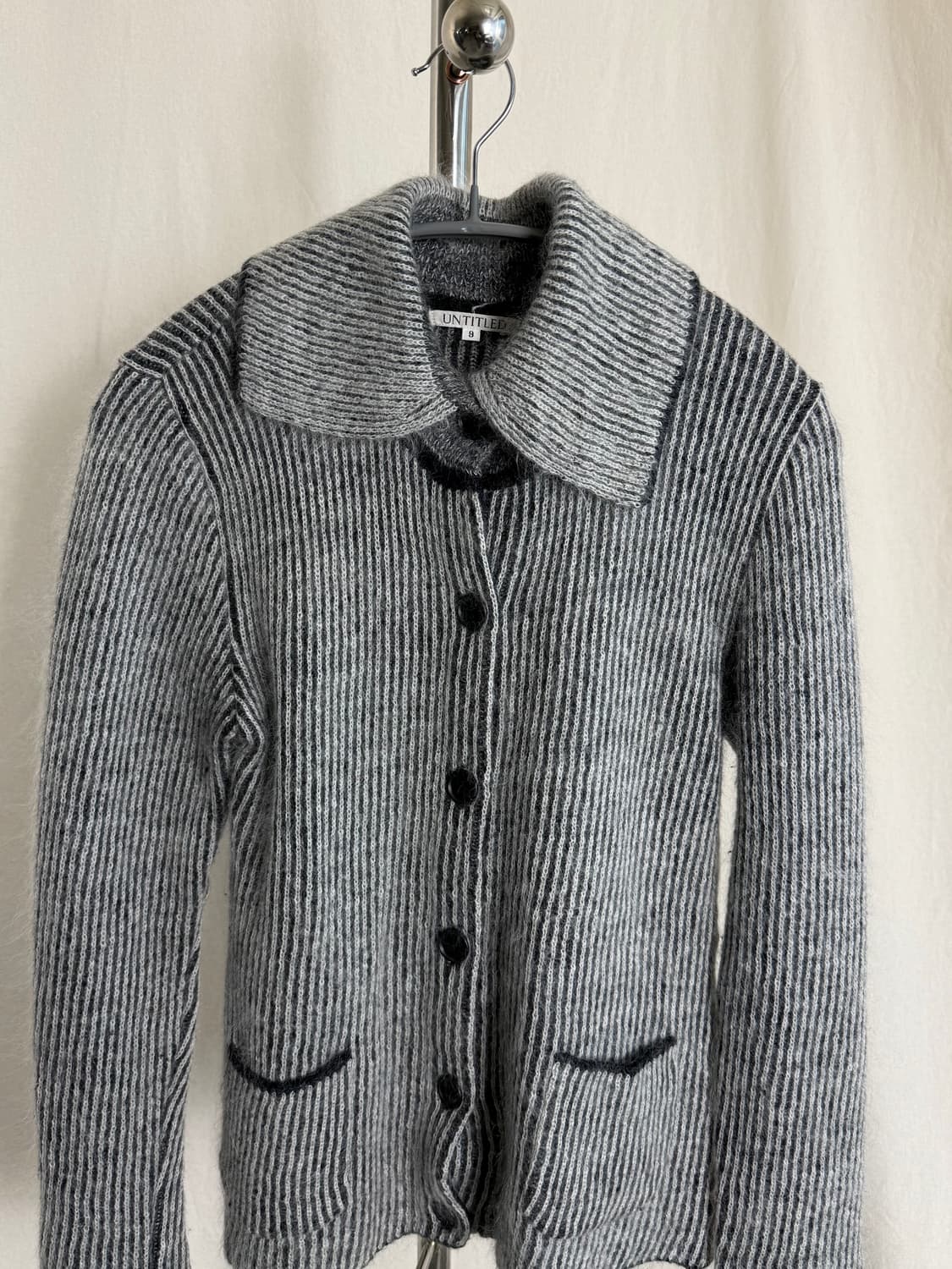 Untitled 카라 니트 가디건 (JPN) 상품이미지6