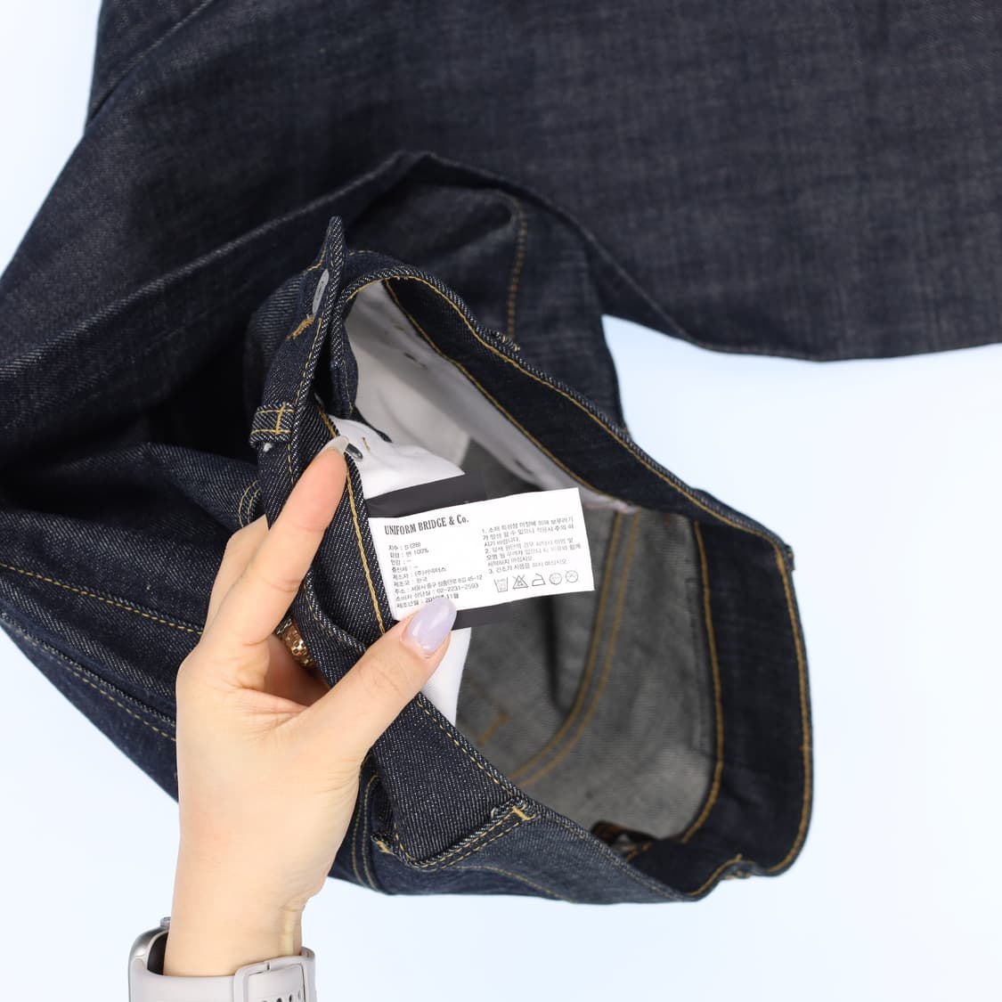 S 유니폼브릿지 셀비지 데님 팬츠 생지 0326J 상품이미지3