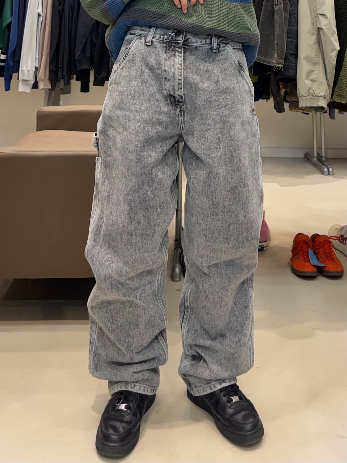 칼하트 WIP 싱글니 카펜터 팬츠 상품이미지4