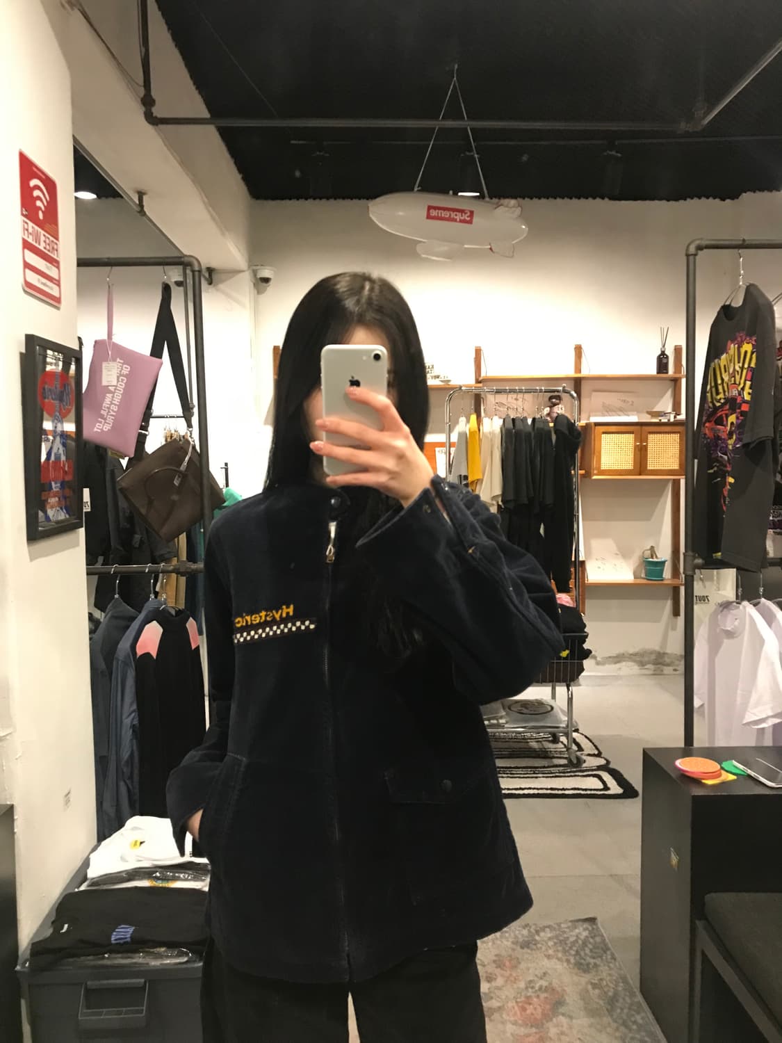 HYSTERIC GLAMOUR 90s Velour Jacket 상품이미지2