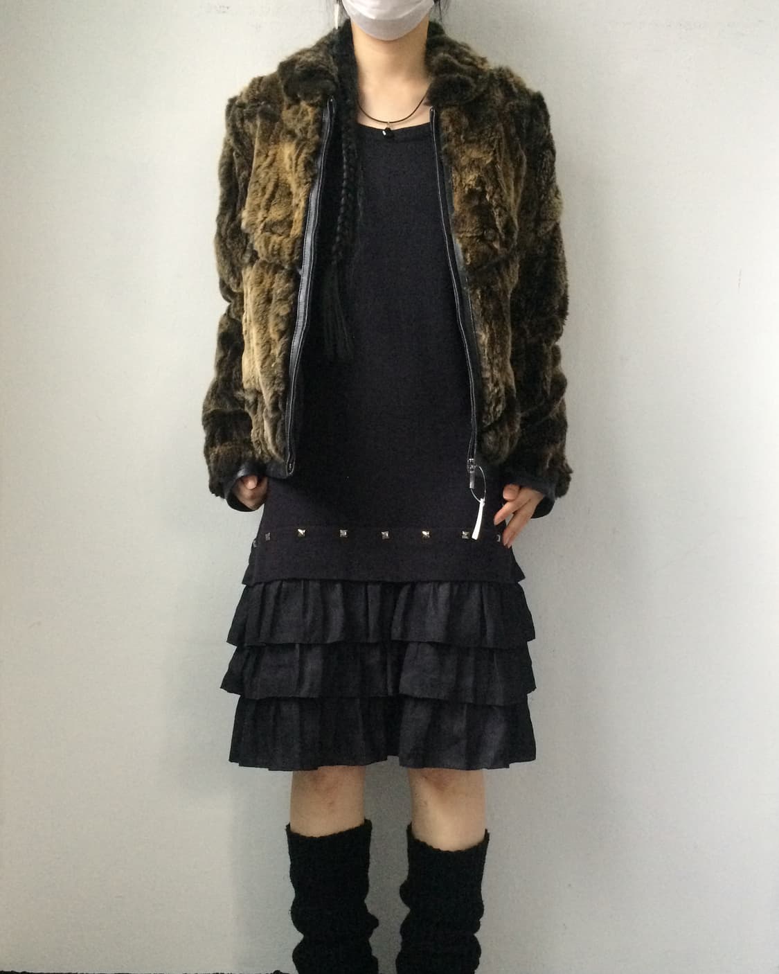 Rabbit fur jacket 상품이미지7