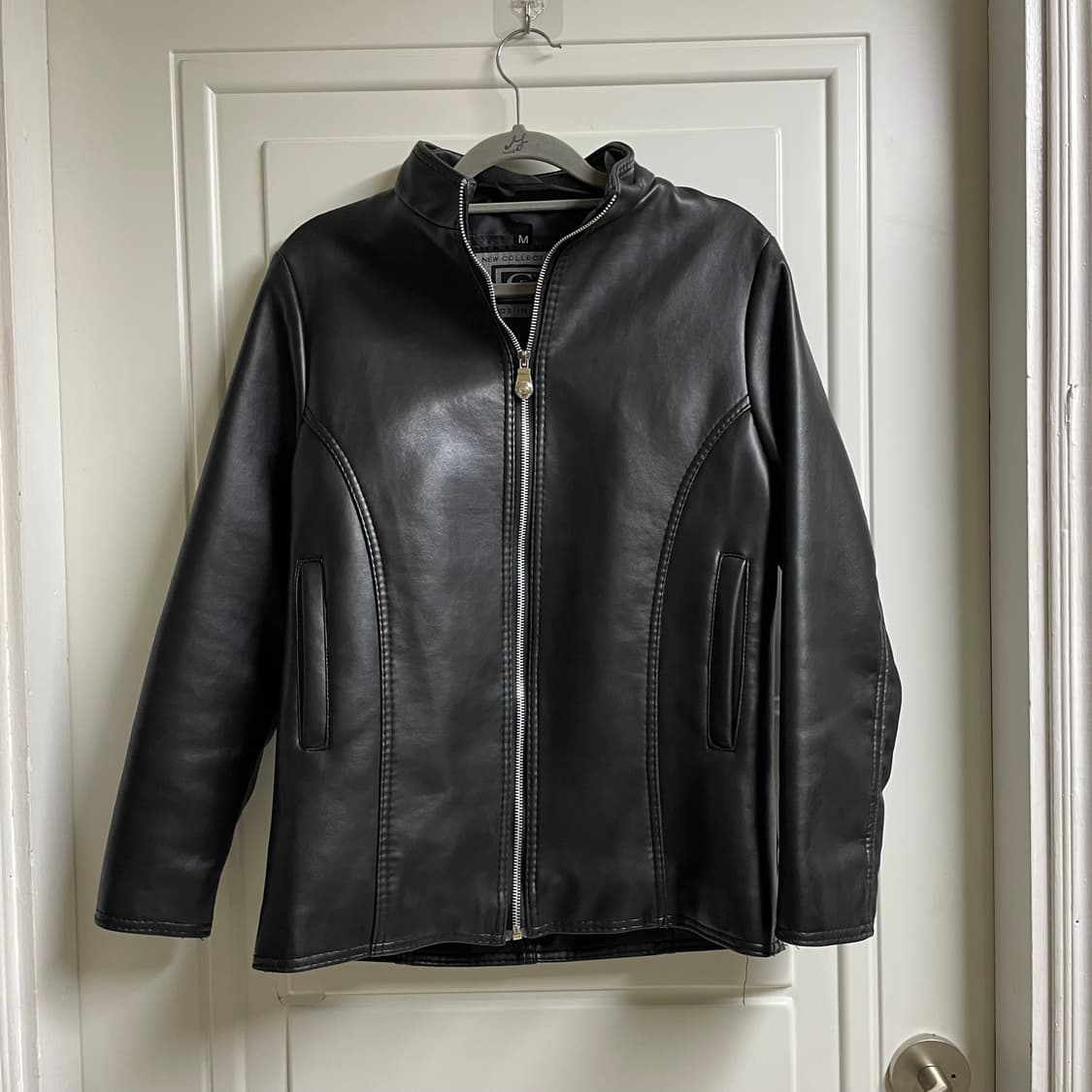 G New Collection 이탈리아 블랙 레더 자켓 상품이미지2
