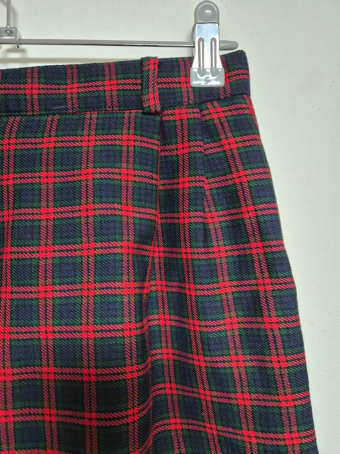 랜즈엔드LandsEnd 울 체크 반바지 8사이즈 P-51 상품이미지3