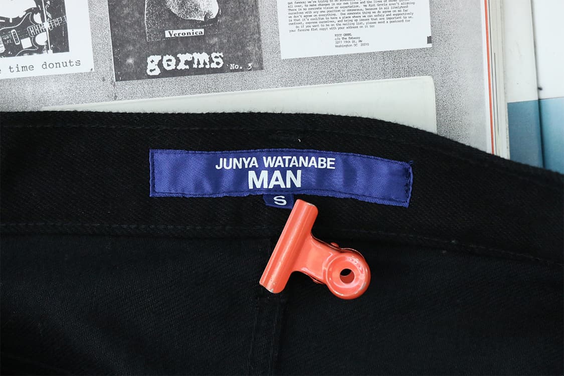 준야 와타나베 맨 블랙 부츠컷 팬츠  상품이미지9