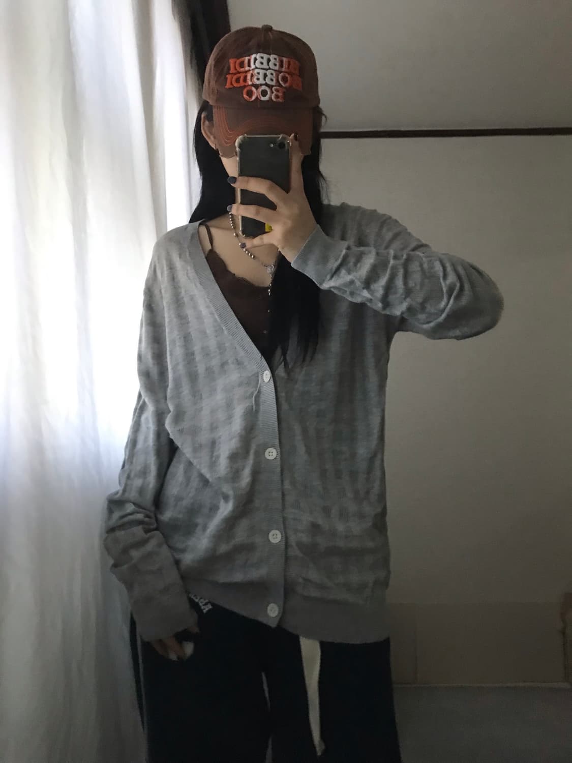 리바이스 그레이 루즈핏 가디건 상품이미지5