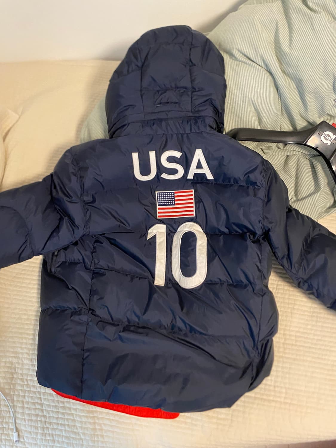 폴로 랄프로렌 빅포니 성조기 패딩 상품이미지3