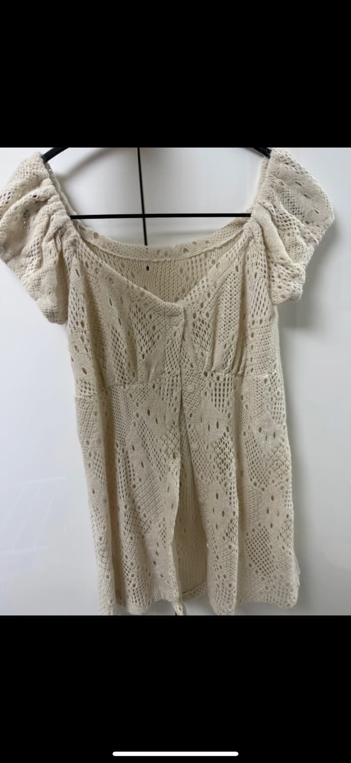 니지 레이어드 반팔 니트 상품이미지2