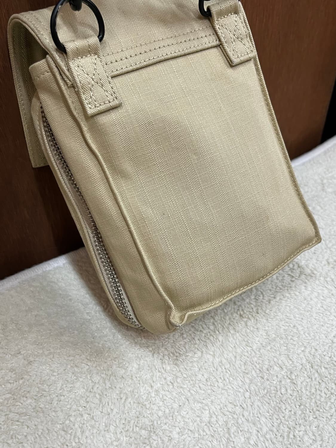 PORTER 포터 코튼 크로스백 베이지 상품이미지6