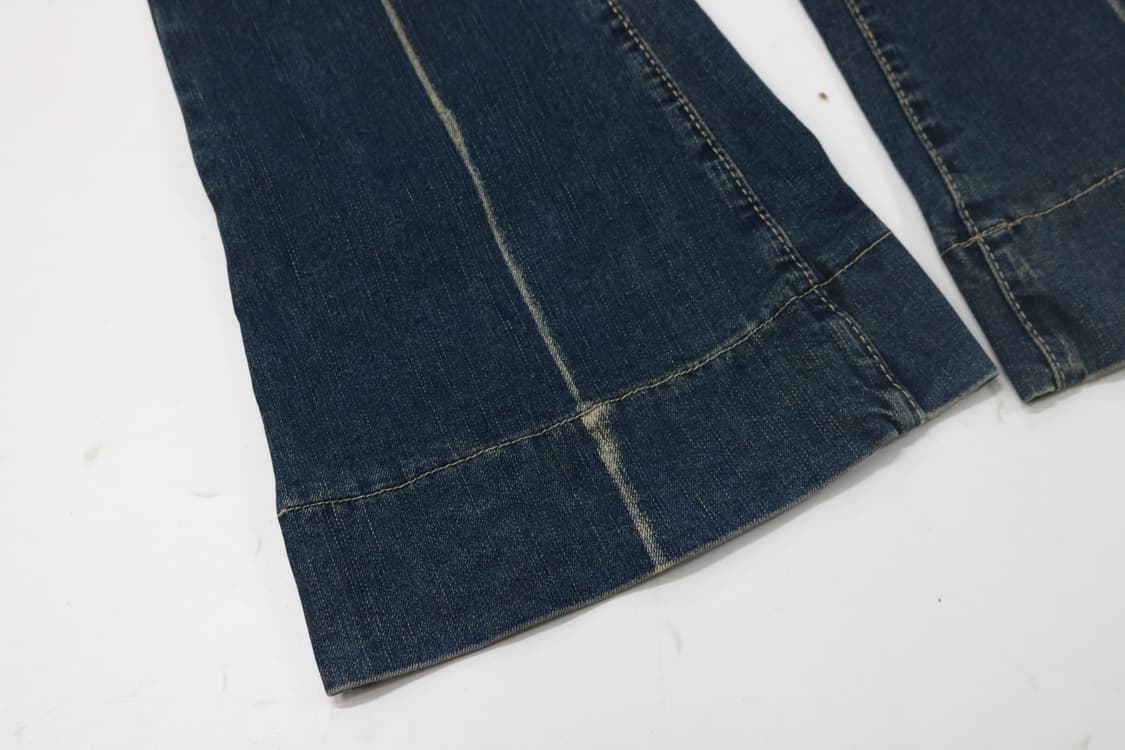 Sanye 빈티지 워싱  부츠컷 데님 팬츠 상품이미지5