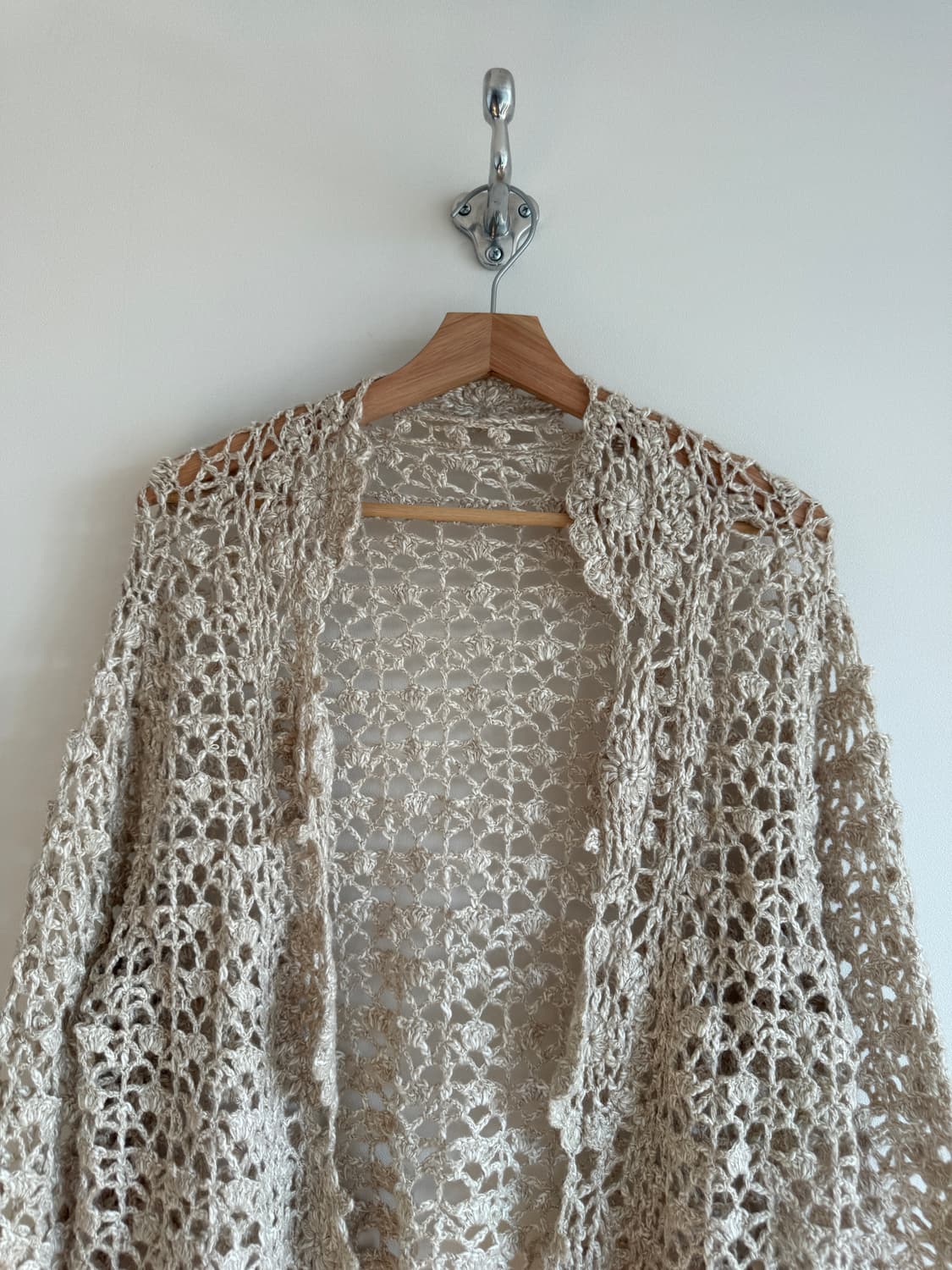 SM2 코튼 니트 시스루 가디건 상품이미지2