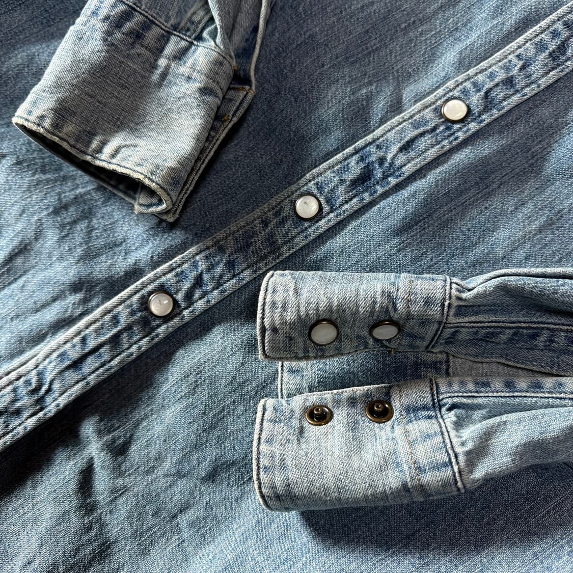 리바이스 데님 웨스턴 셔츠 S 상품이미지4