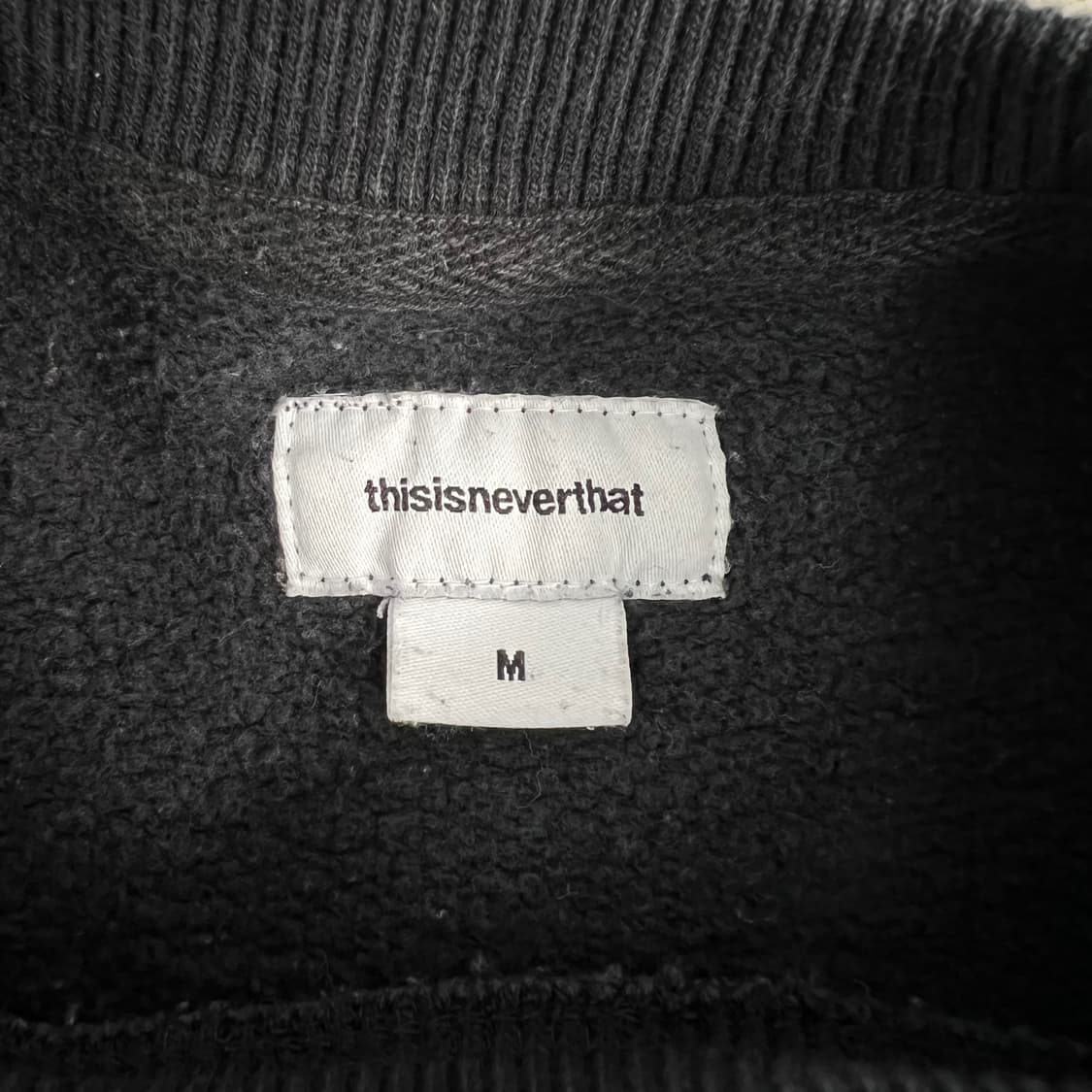 디스이즈네버댓 맨투맨 블랙 상품이미지5