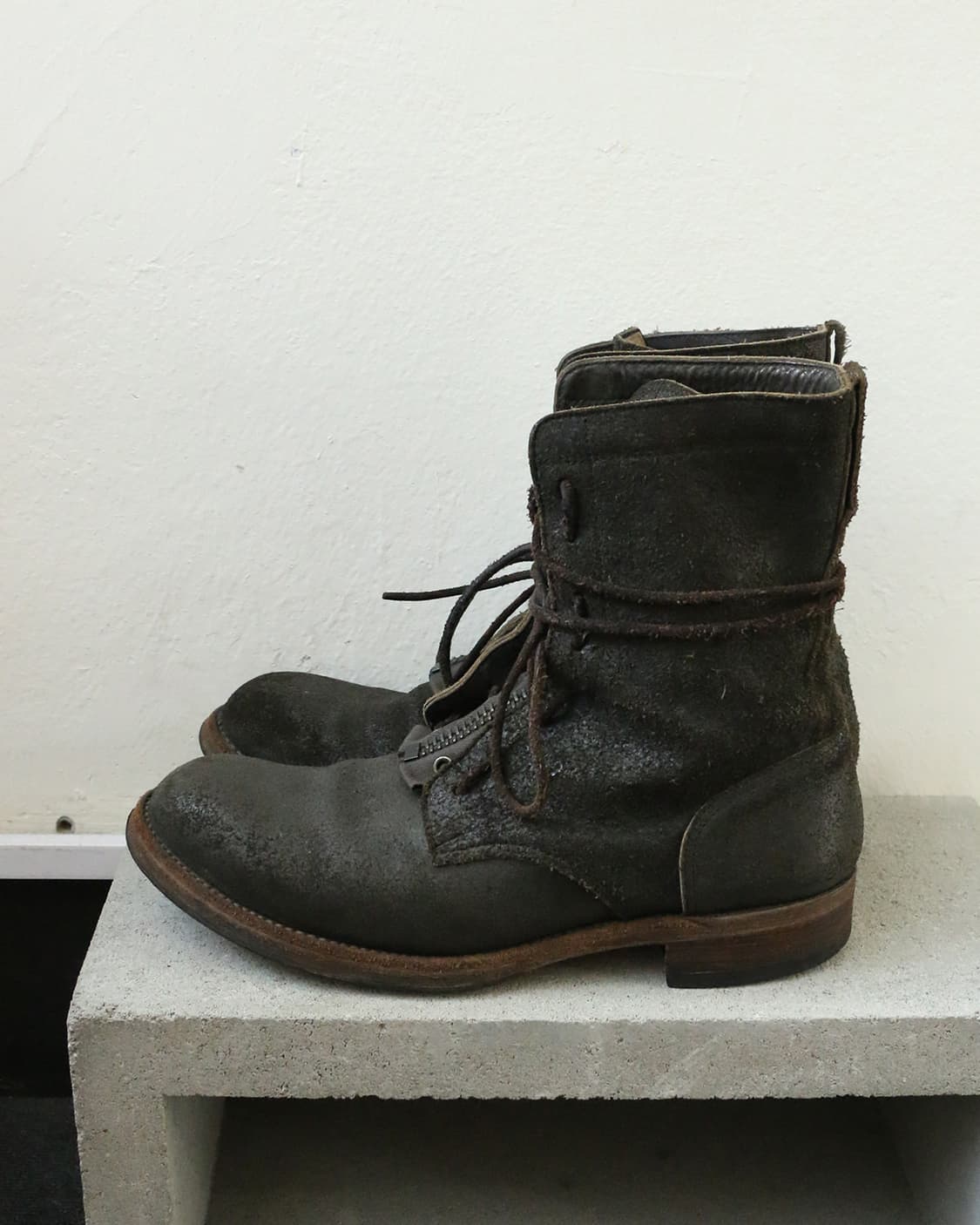 빈티지 스웨이드 컴뱃 부츠  상품이미지1