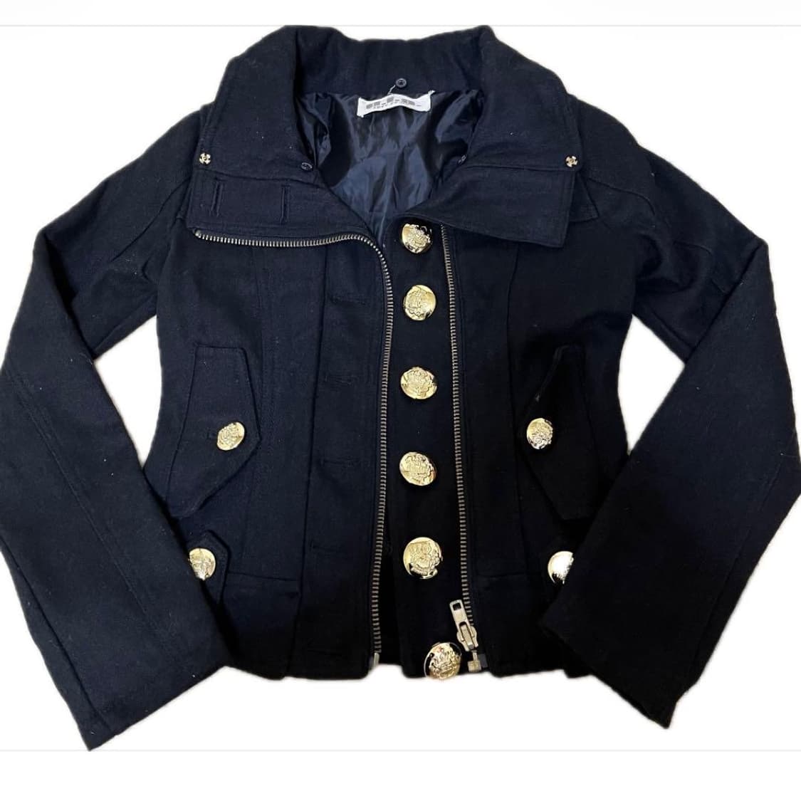 빈티지 d.i.a 다이아 갸루 금장 숏 코트 상품이미지6