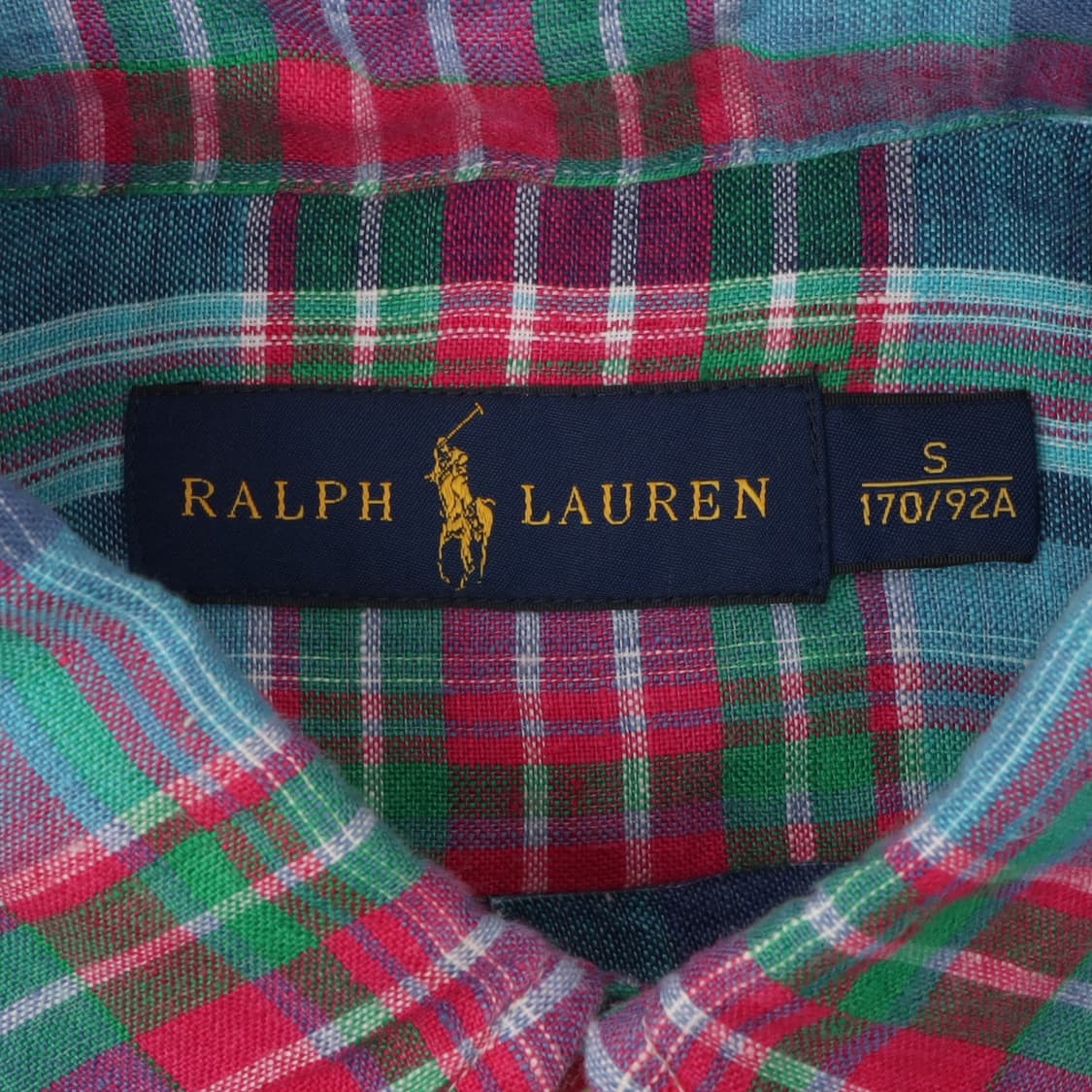 폴로 랄프로렌 린넨 마드라스 체크 셔츠 상품이미지8