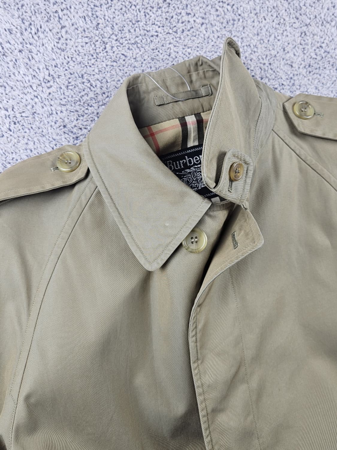 버버리 노바체크 베이직 벨티드 트렌치코트 (상세설명참조) / 10592 상품이미지10