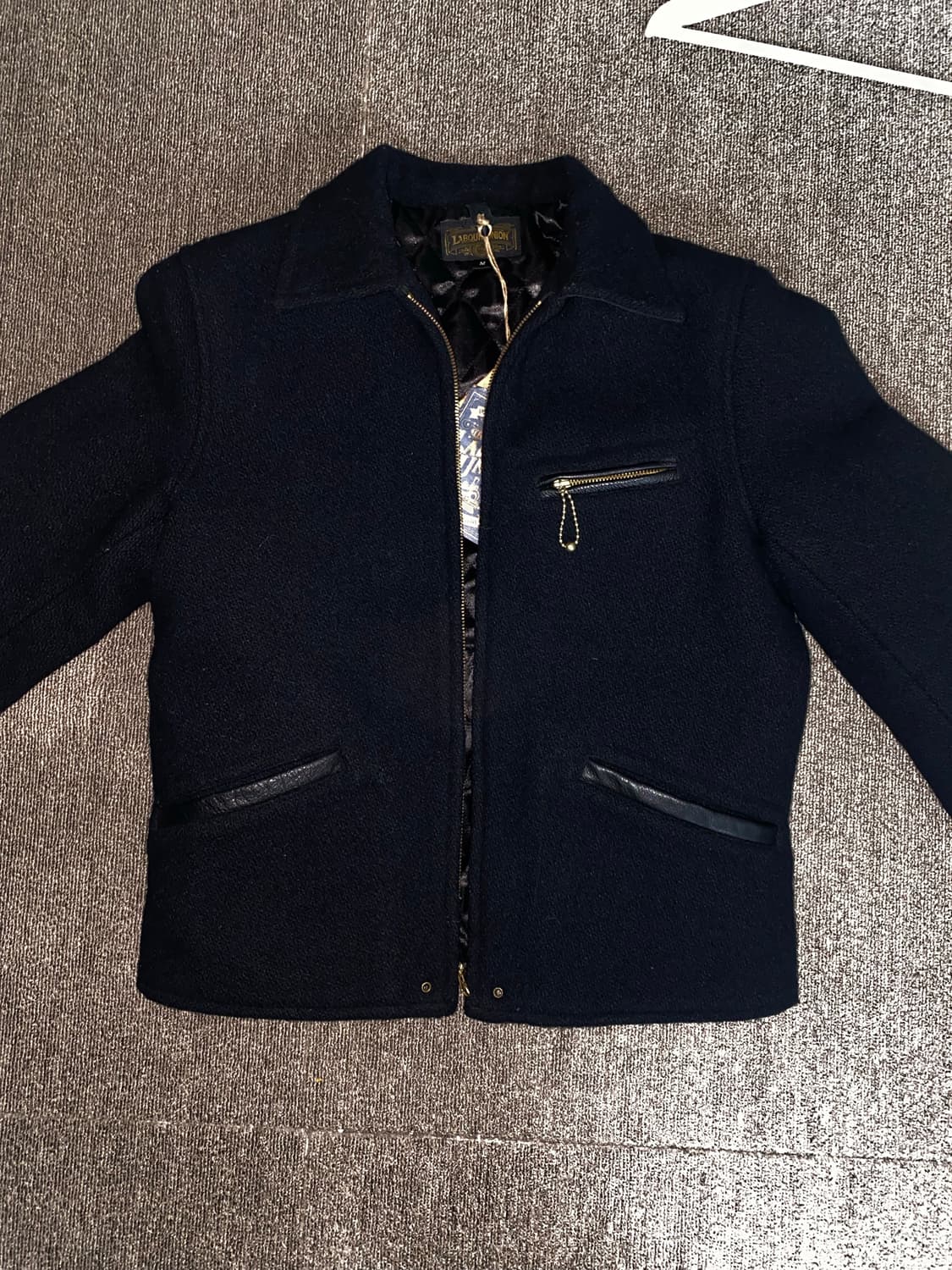 울 레더 스포츠 자켓 상품이미지1