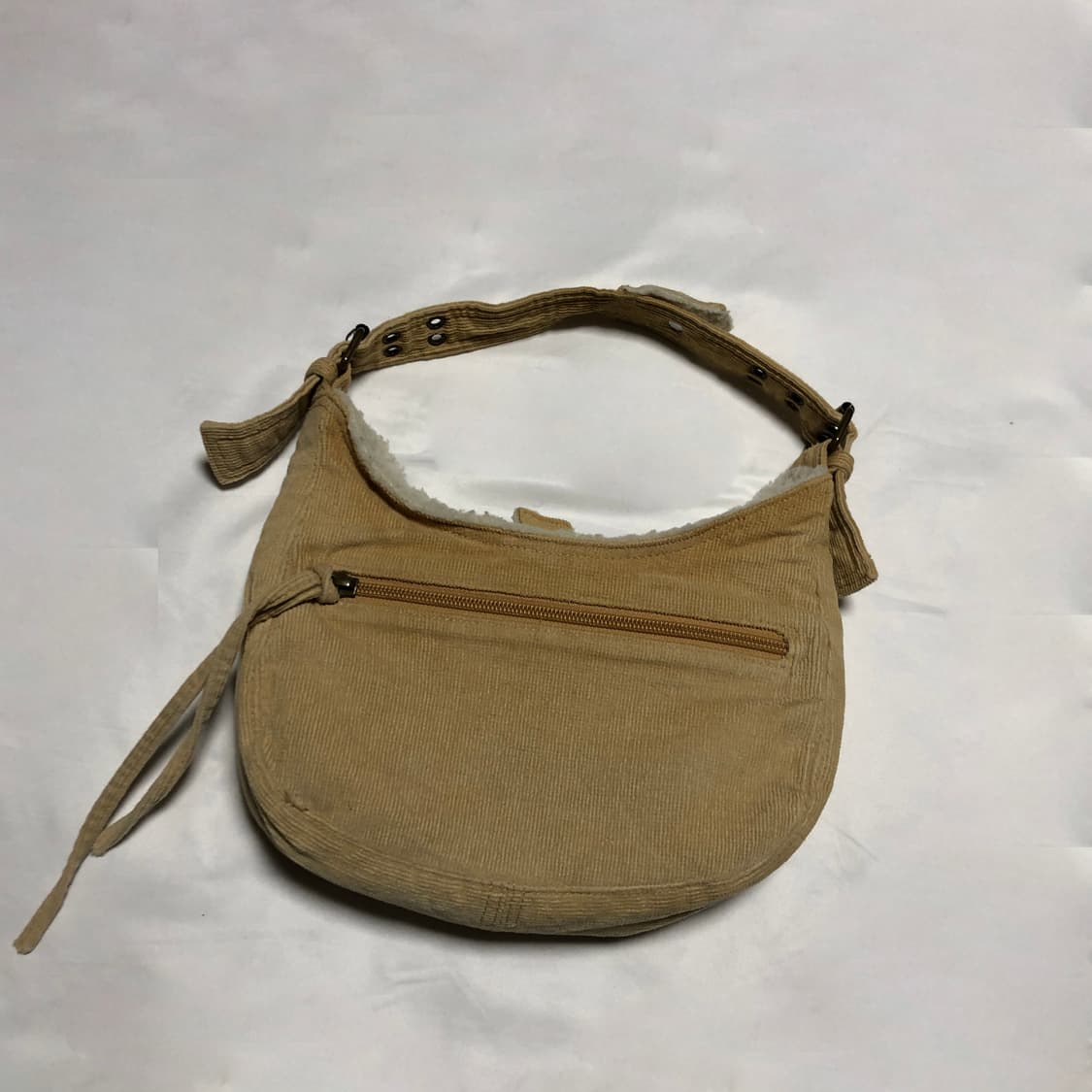 코듀로이 포켓 숄더백 베이지 상품이미지4