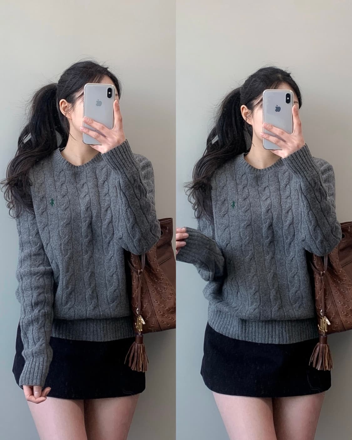 폴로 울 케이블 니트 상품이미지1