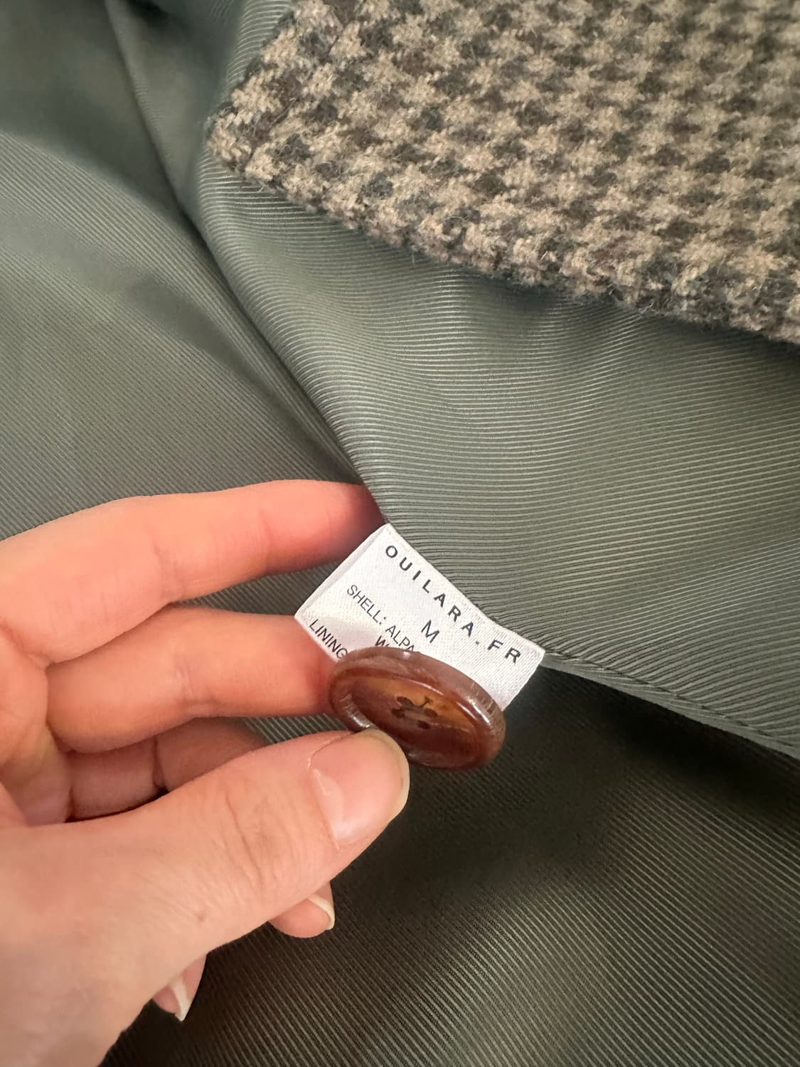 위라라 프린세스 코트 체크 상품이미지8