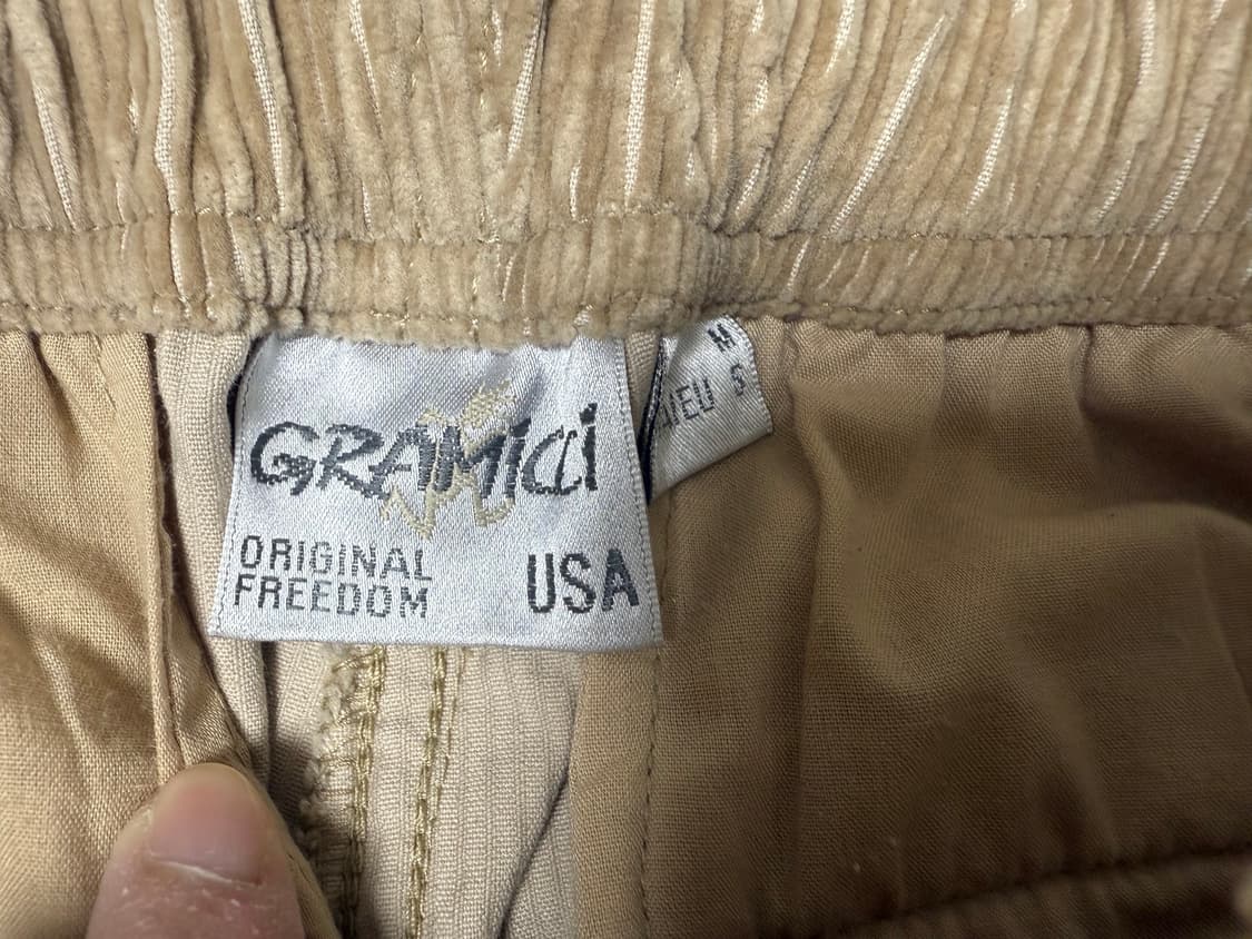 그라미치 코듀로이 루즈 테이퍼드 릿지 팬츠 치노 M 상품이미지7