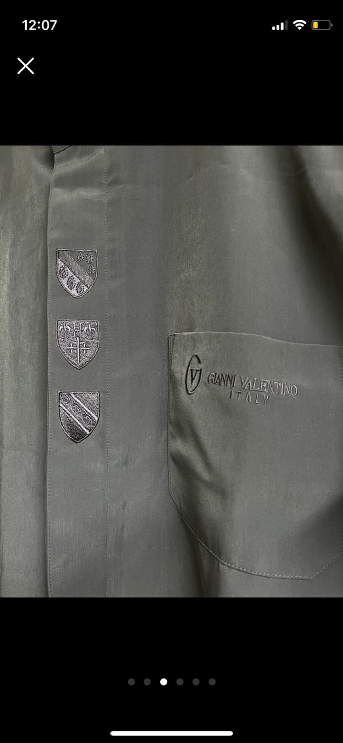 발렌티노 회색 셔츠 상품이미지3