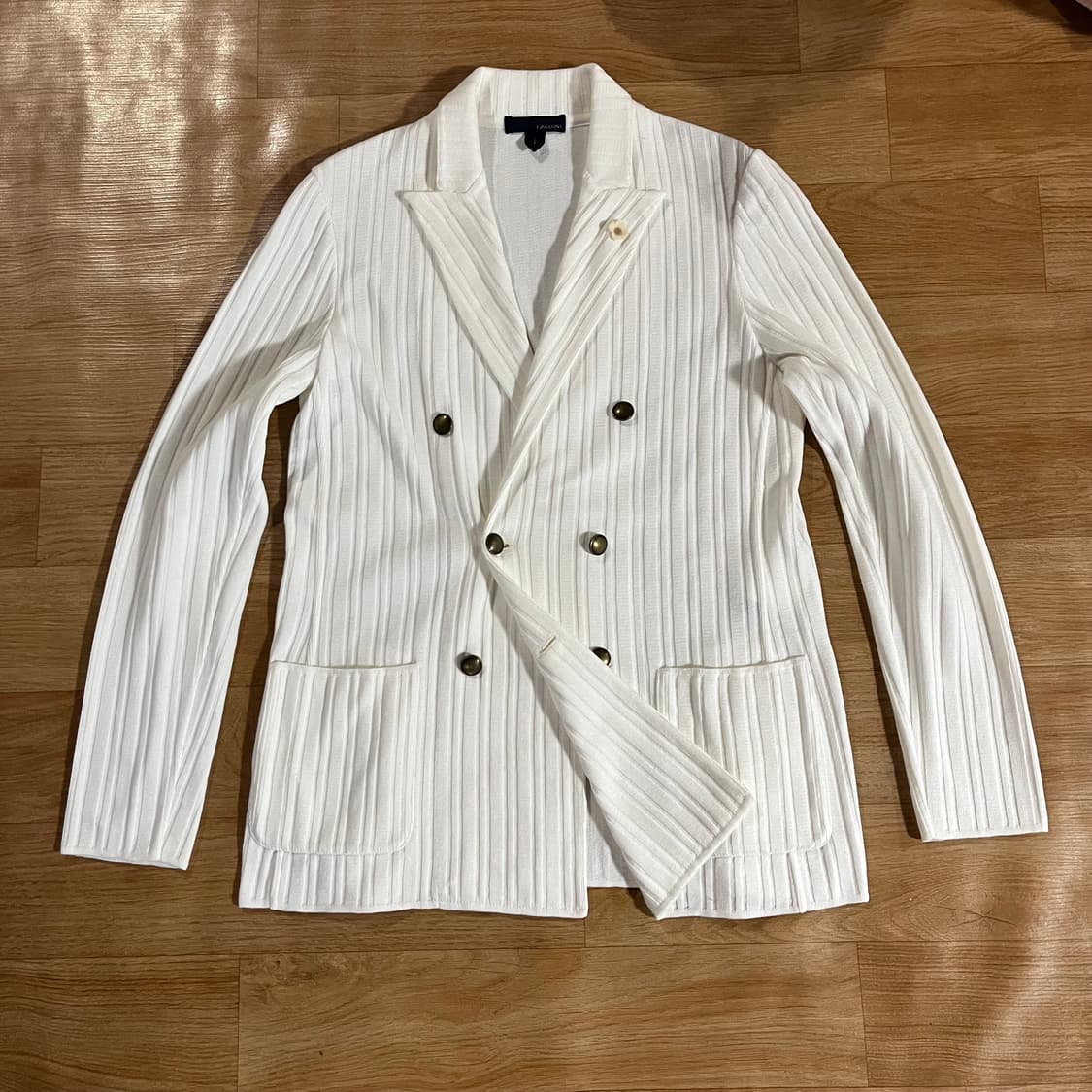 [97] 라르디니 부토니에 금장 니트자켓 상품이미지1