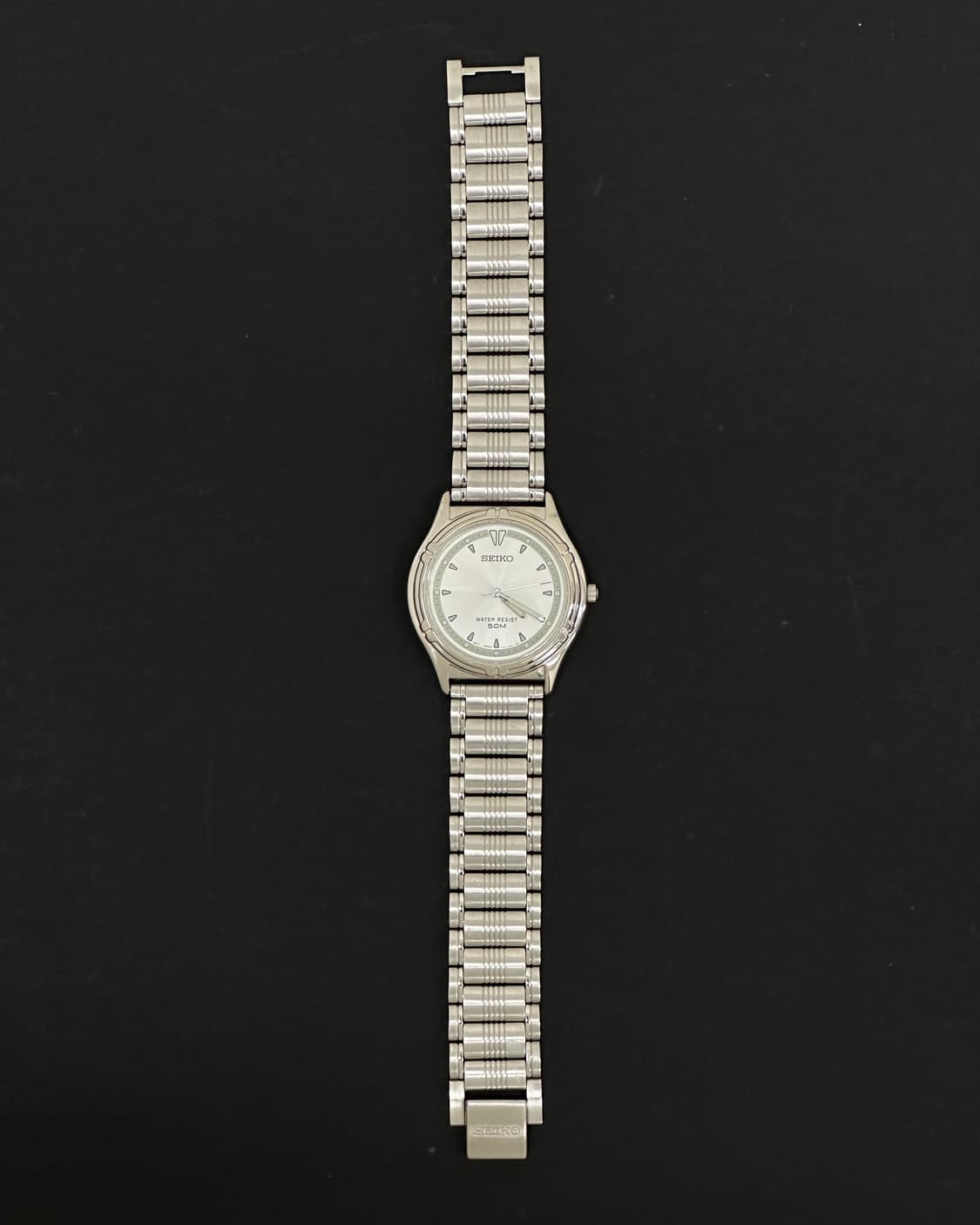 세이코 라운드 쿼츠 시계 상품이미지3