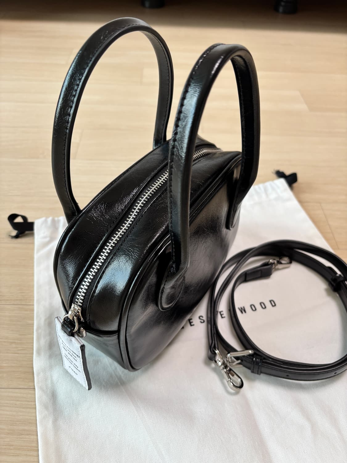 니히 스퀘어백 미니 블랙  상품이미지2