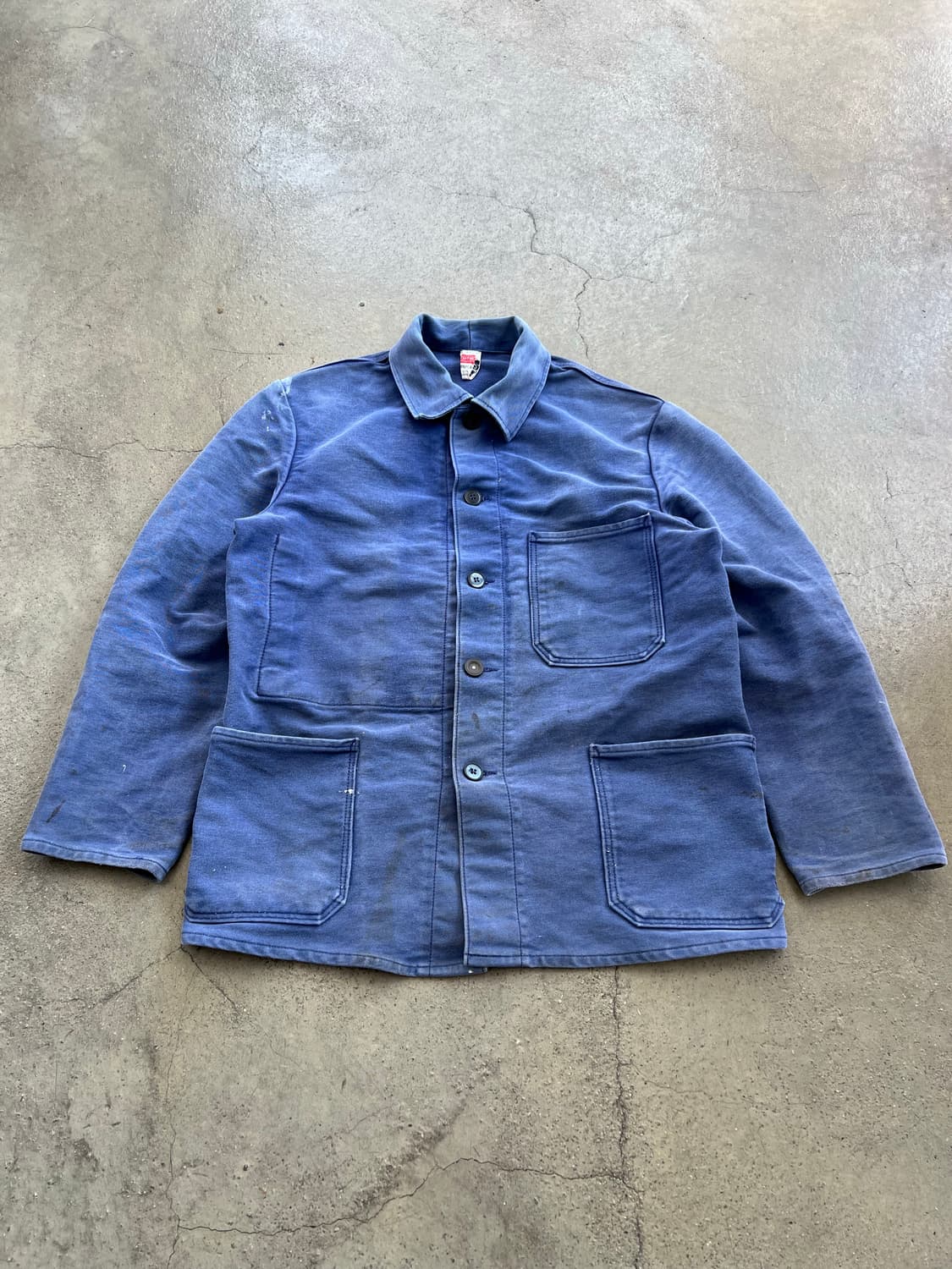 HARD FADED BLUE MOLESKIN 몰스킨 프렌치워크자켓 상품이미지1