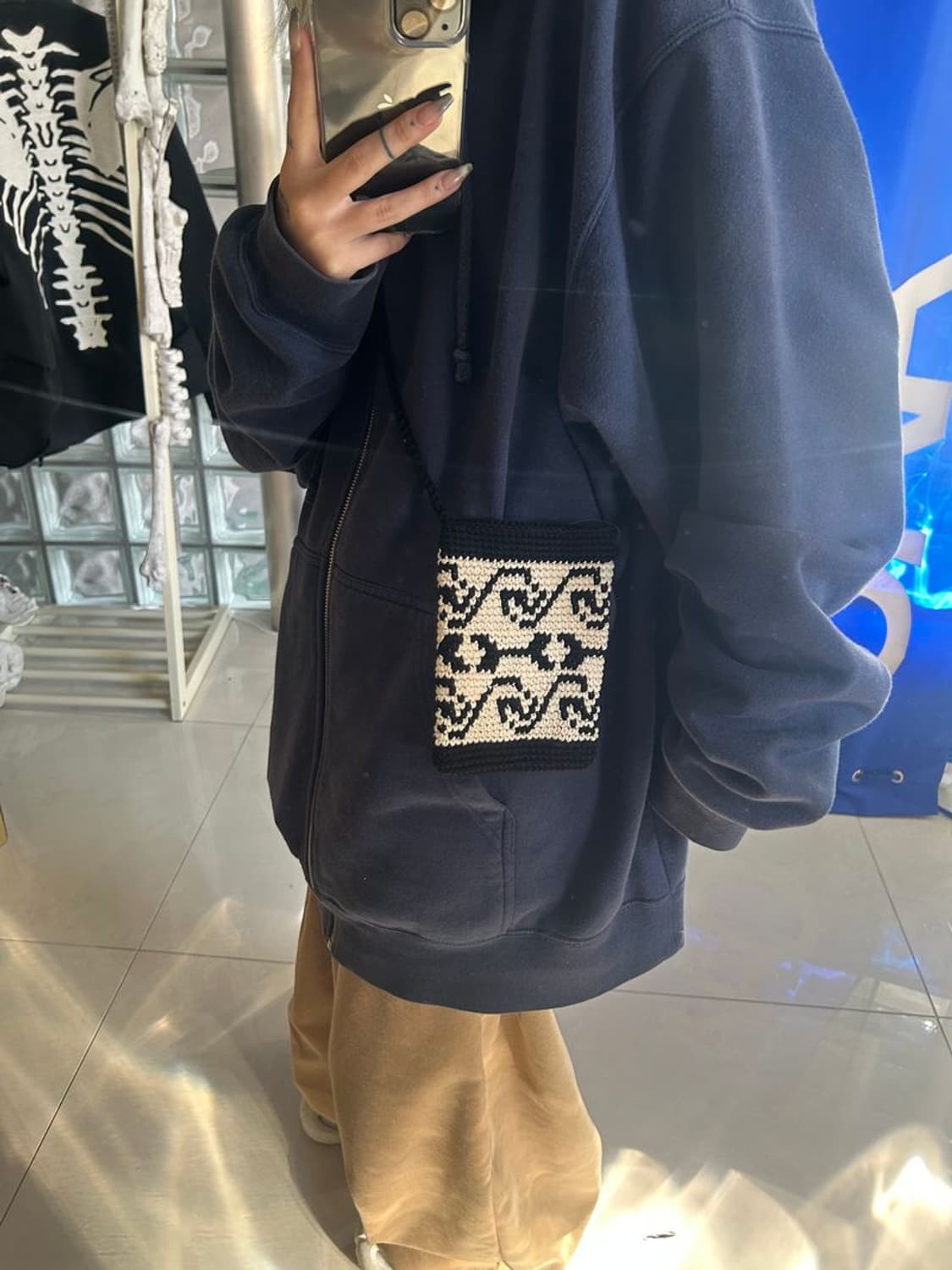 CHECKERED FLAG BAG 체크무늬 가방 상품이미지2