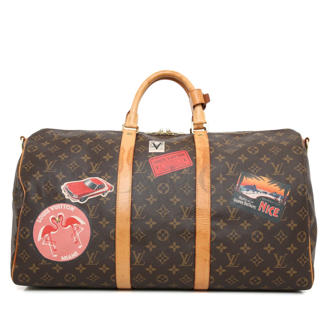 루이비통 월드투어 키폴 50 반둘리에 모노 여행가방 킵올 상품이미지2