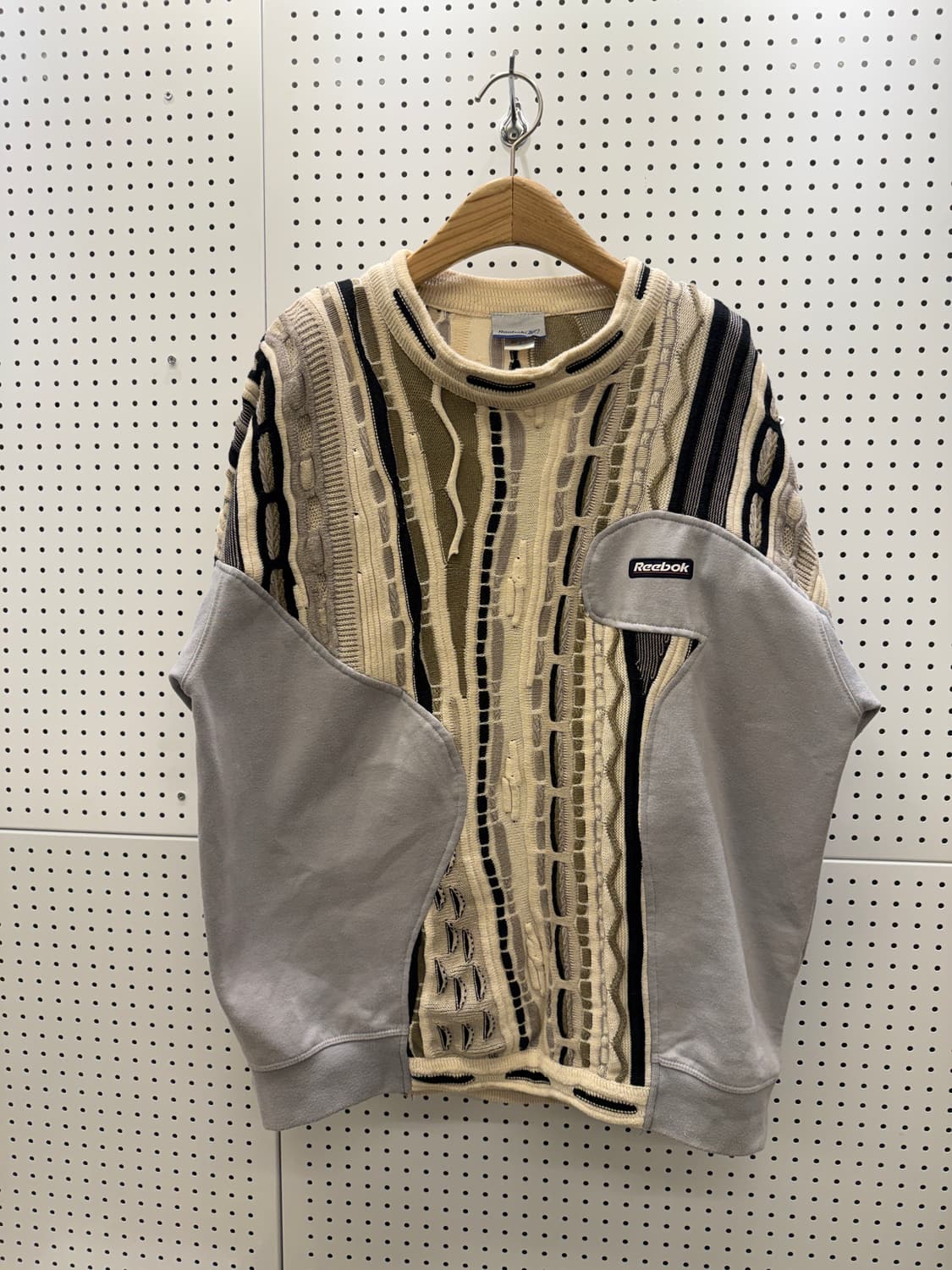 리복 케이블 믹스업 리메이크 스웻 셔츠 U111 상품이미지2