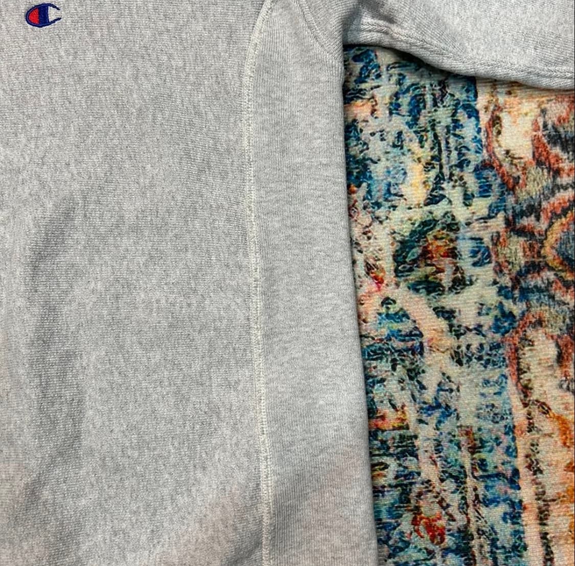 챔피온 리버스위브 블루택 스웻셔츠 L gray 상품이미지4