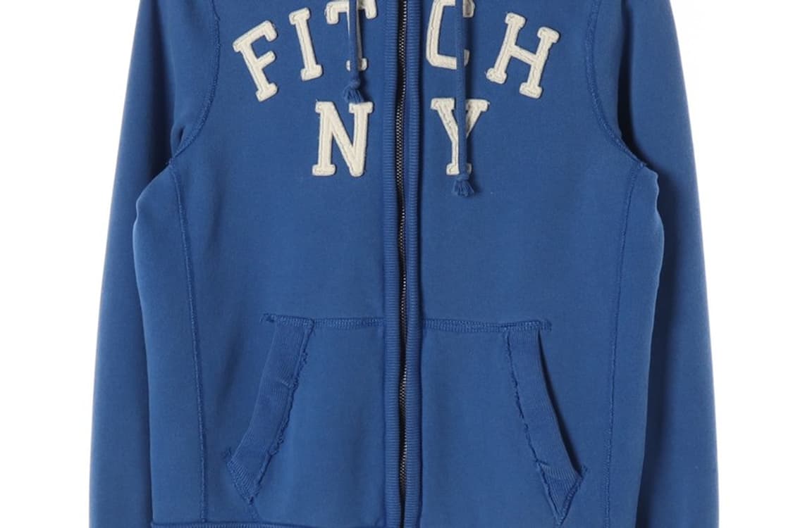 아베크롬비 앤 피치 머슬핏 아치 로고 후드집업 M 상품이미지4