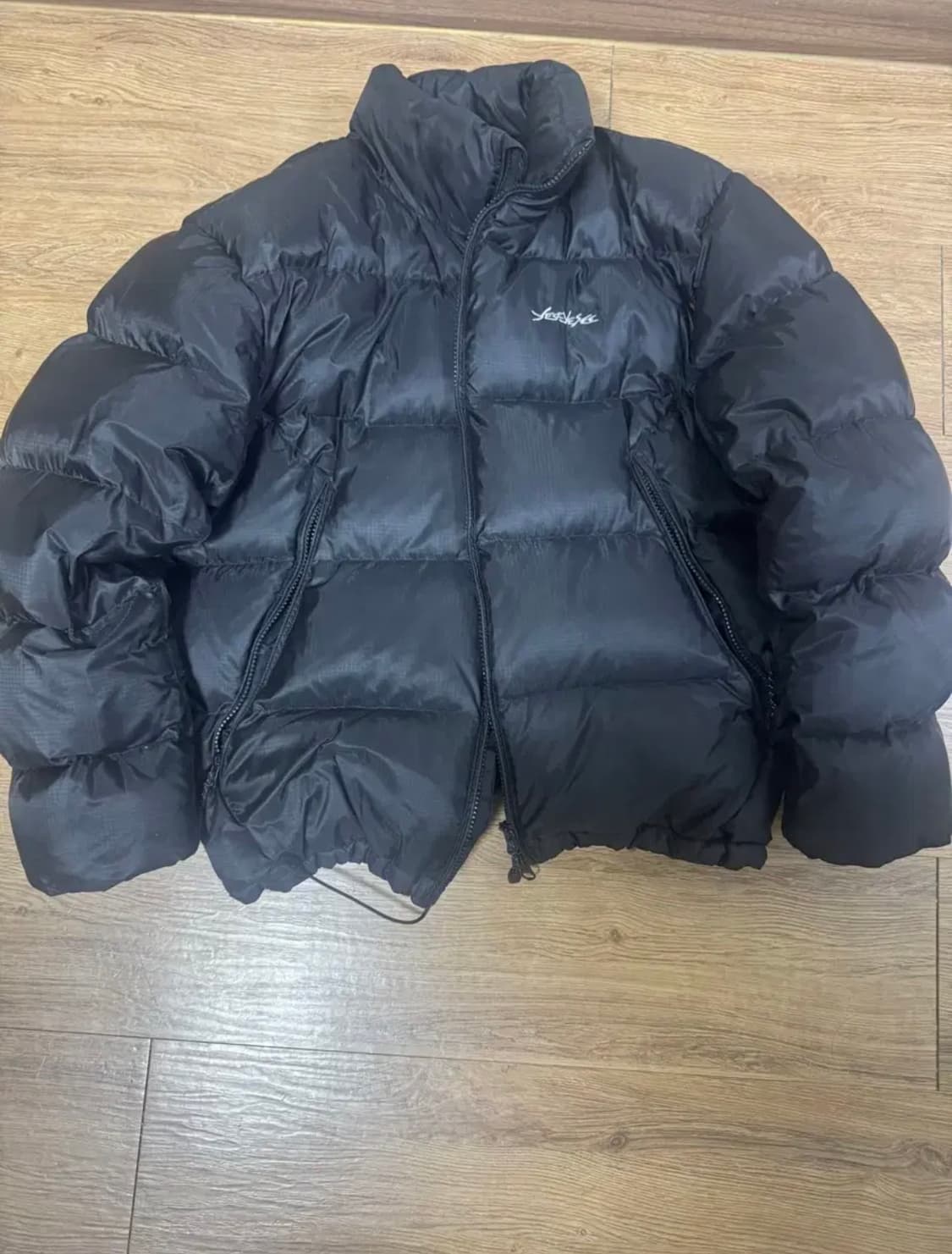 예스아이씨 패딩 블랙 s사이즈 판매합니다. 상품이미지2